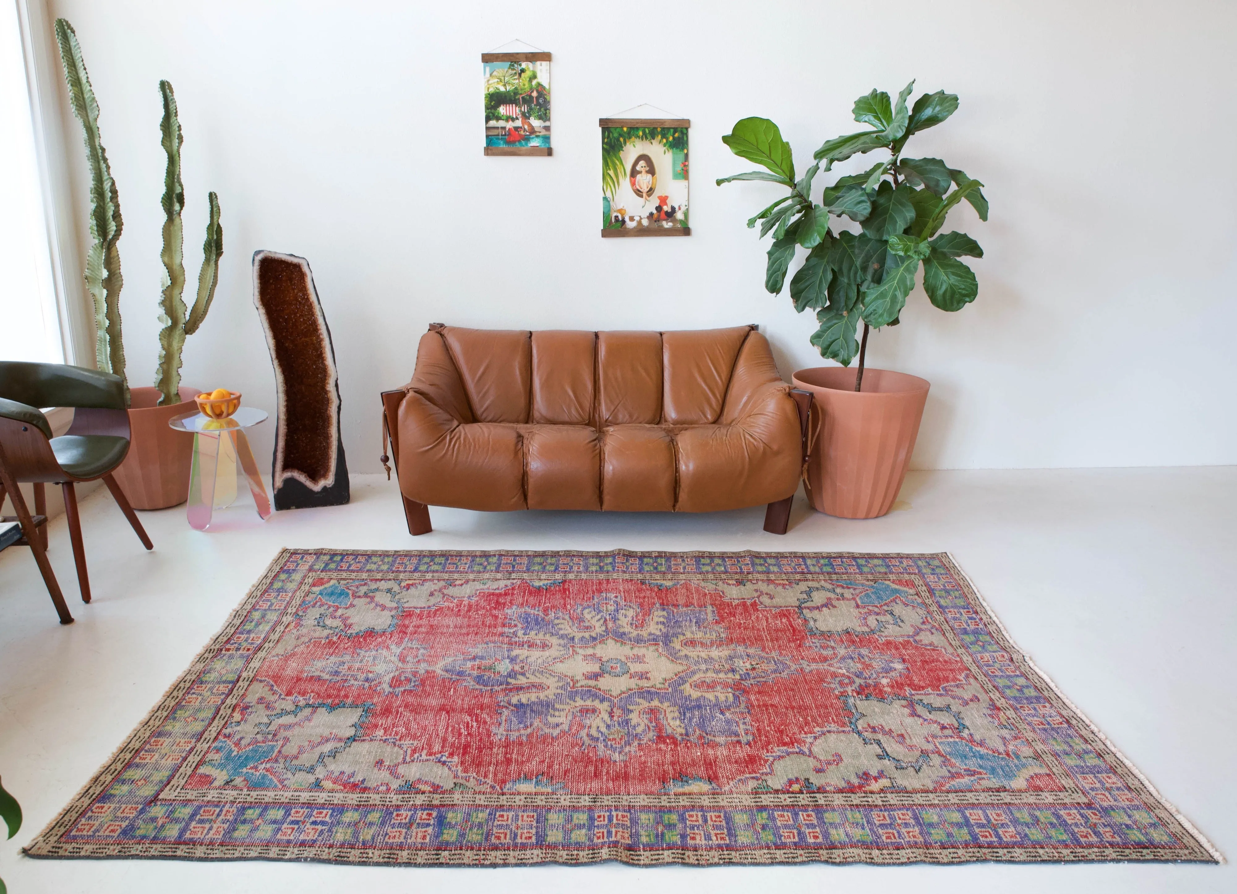 Vintage Isparta Rug 6'x8'5"