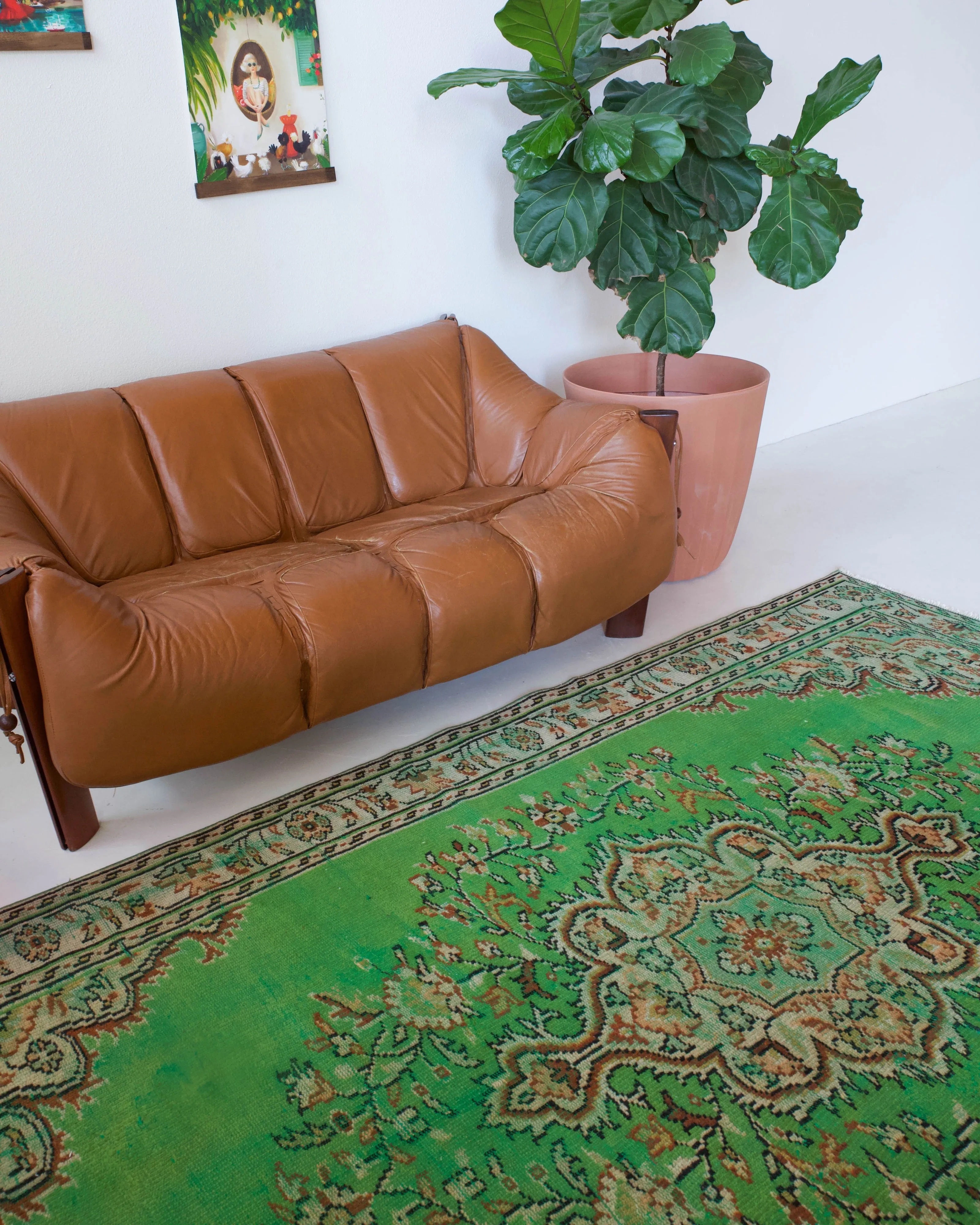 Vintage Isparta Rug 6'x9'10"