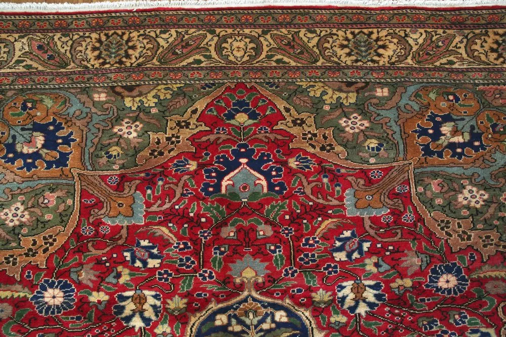 Vintage Kayseri Bunyan Carpet 6.7x9.9ft
