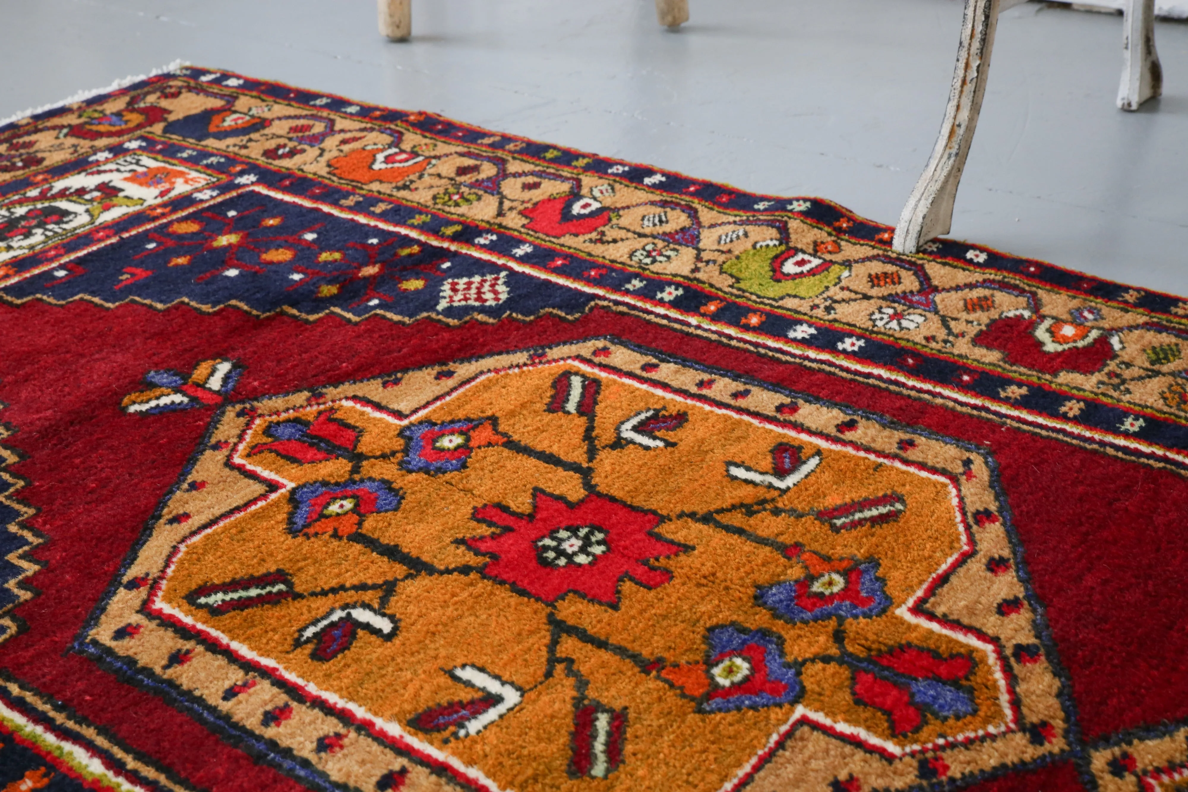 Vintage Kayseri Yahyali Runner 3.3ftx9.8ft