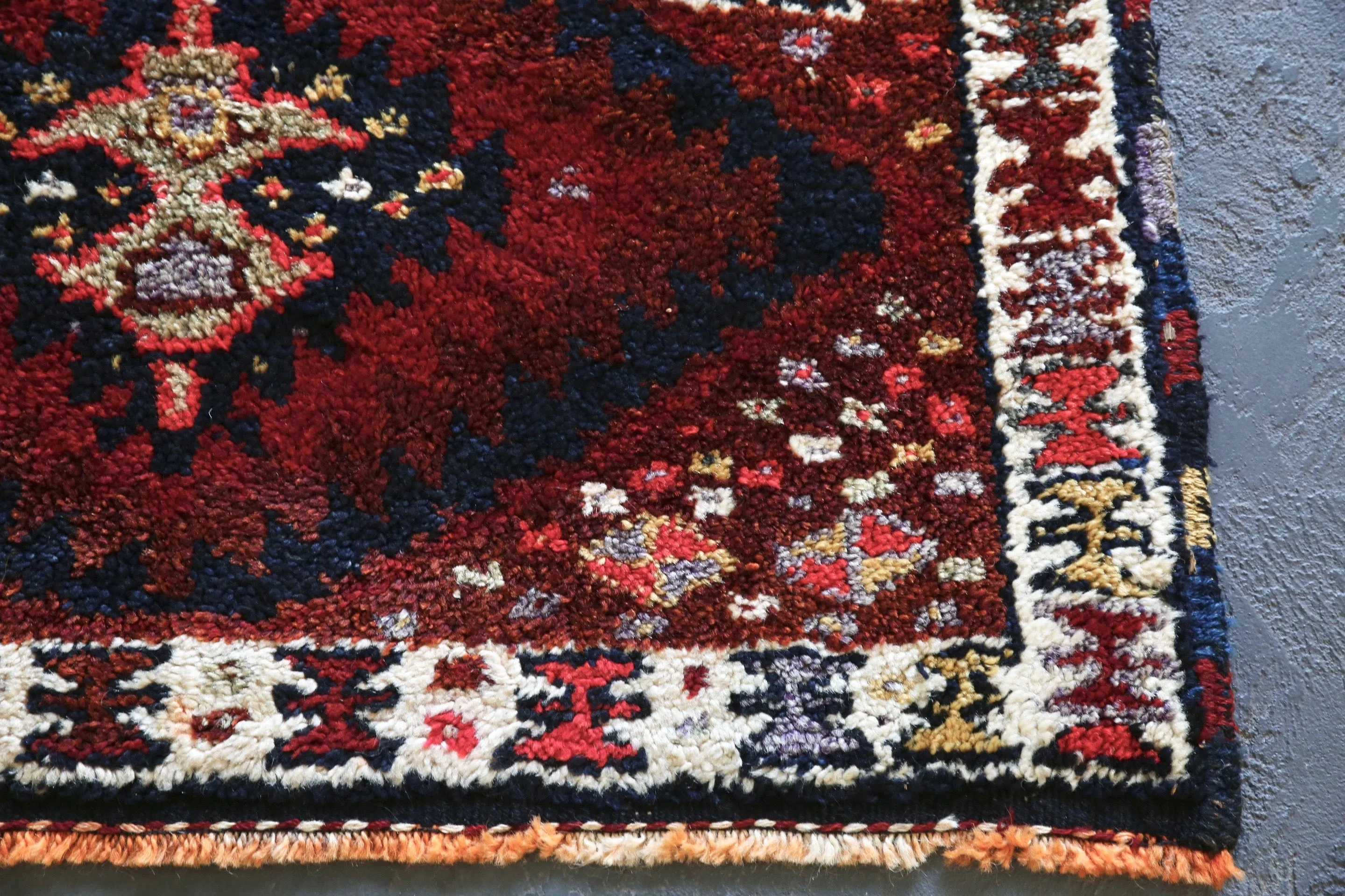 Vintage Kurdish Herki Runner 3.2ftx14ft