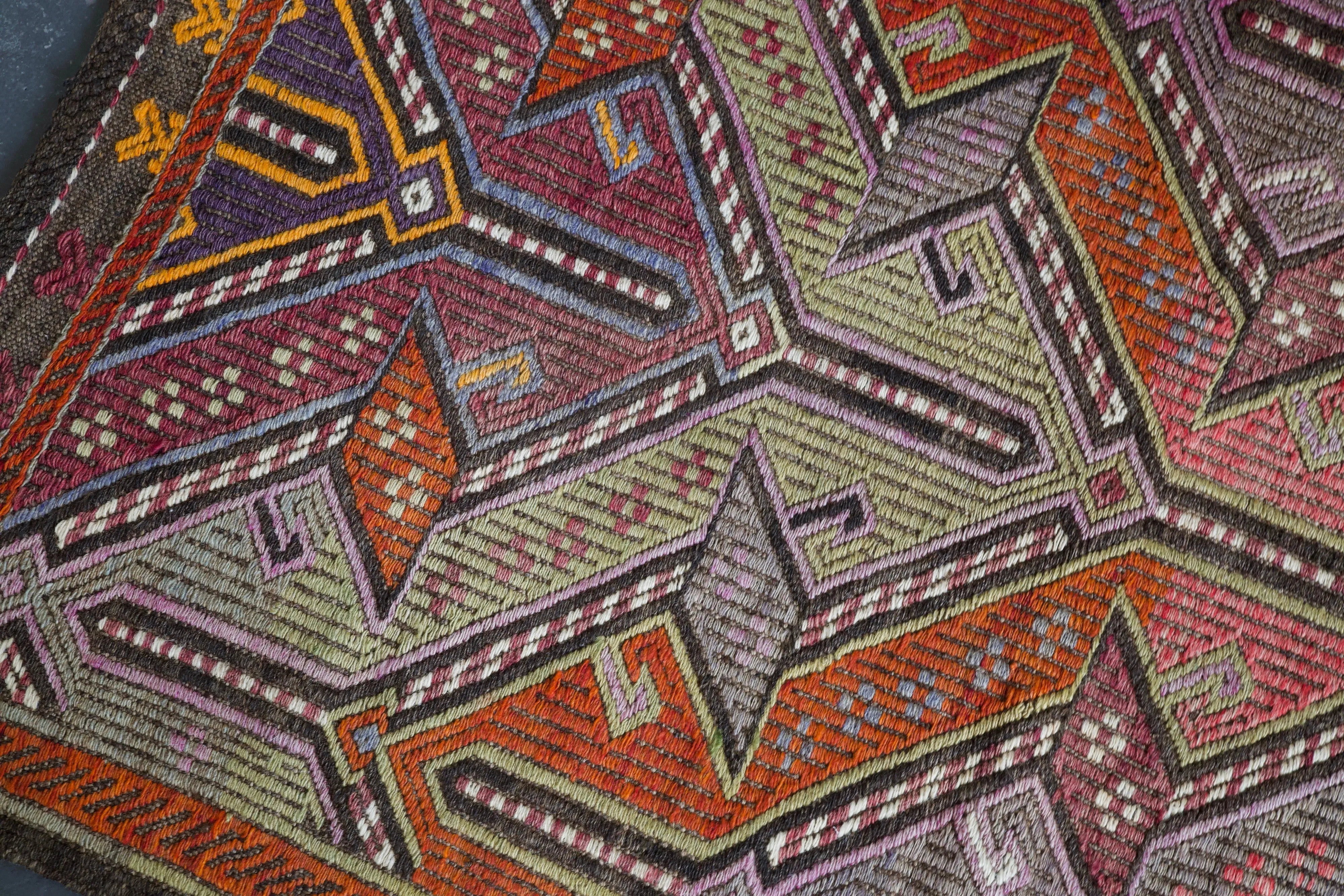 Vintage Mini Turkish Kilim Rug