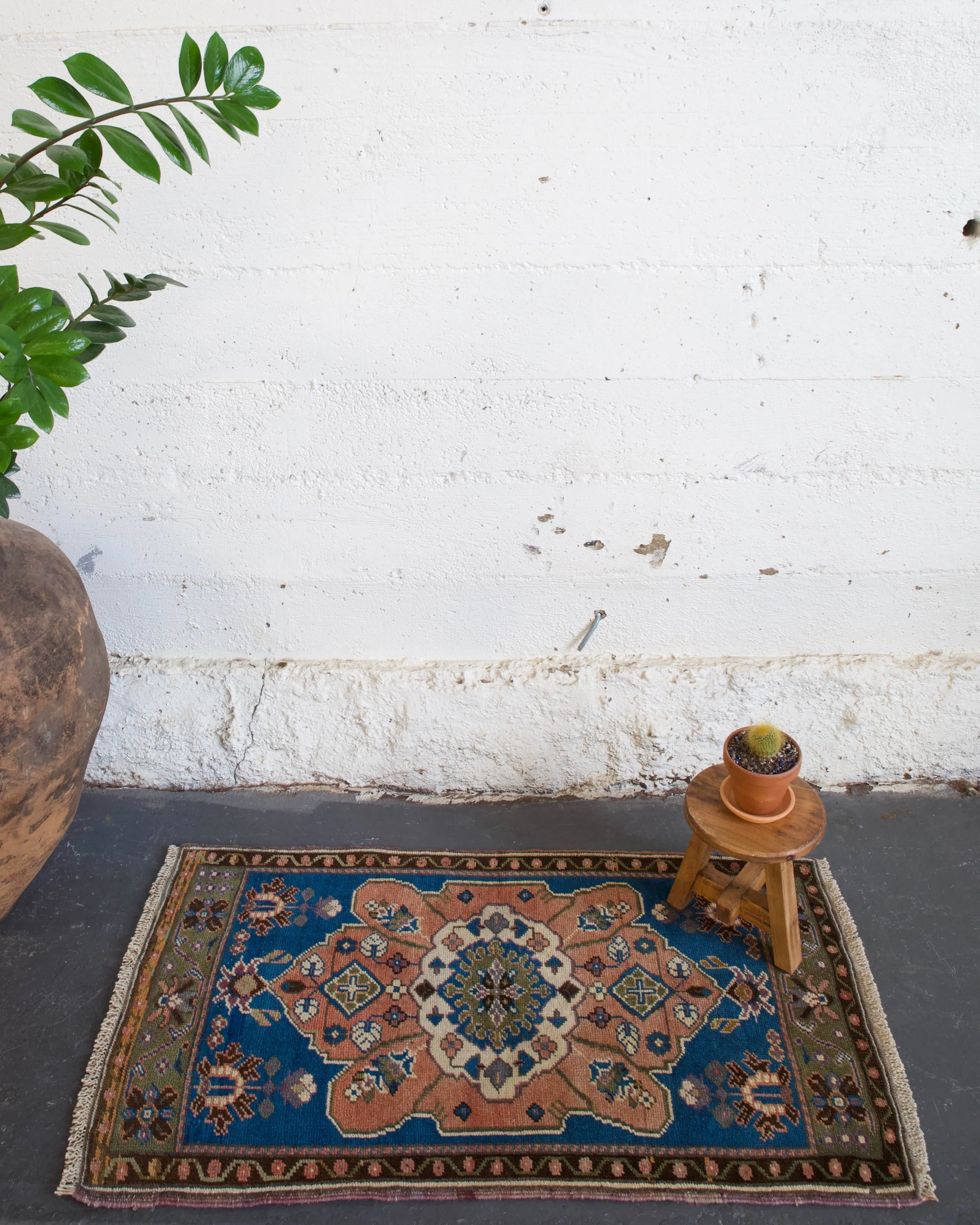 Vintage Mini Turkish Rug 2'1"x3'9"