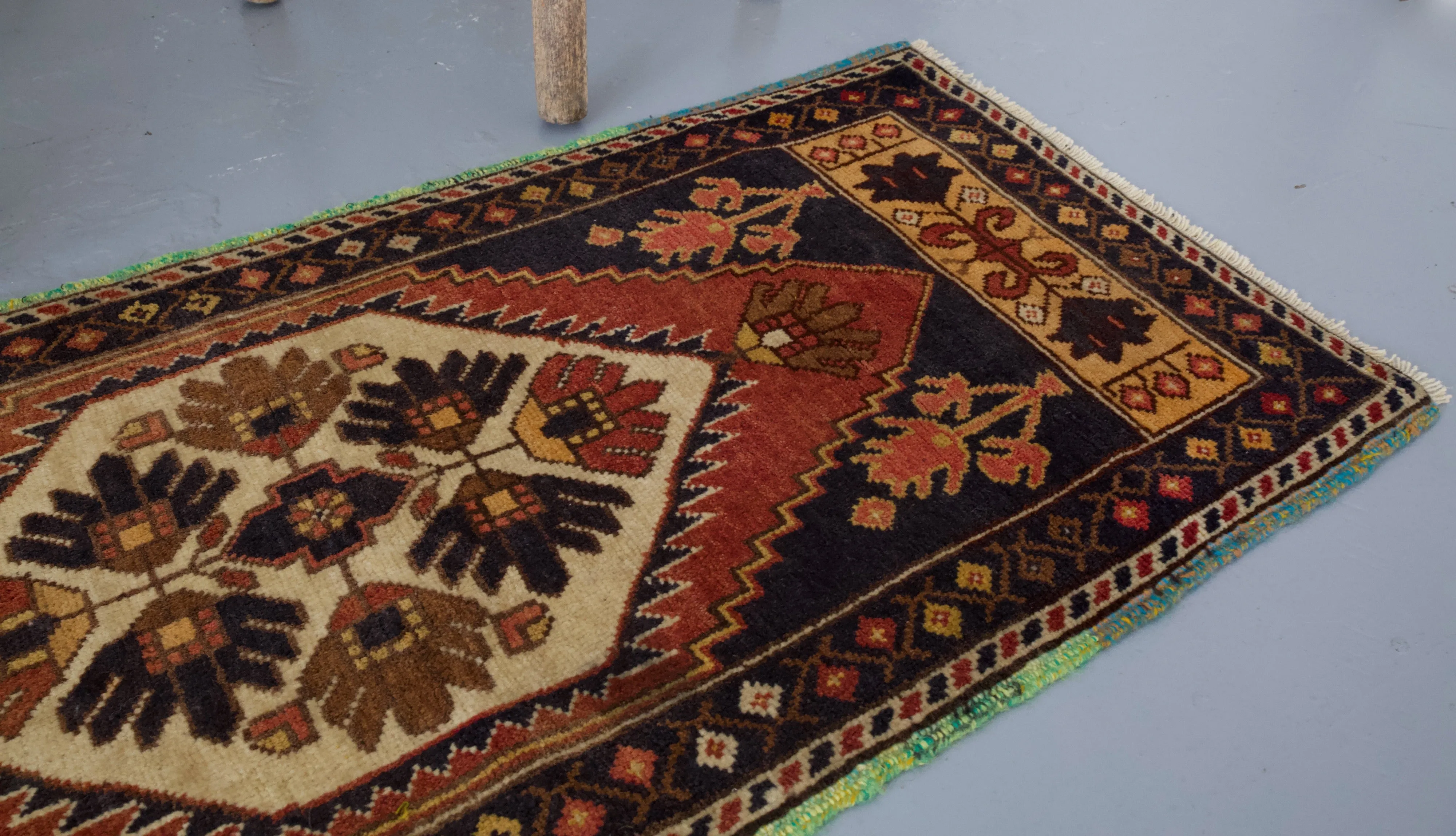 Vintage Mini Turkish Rug