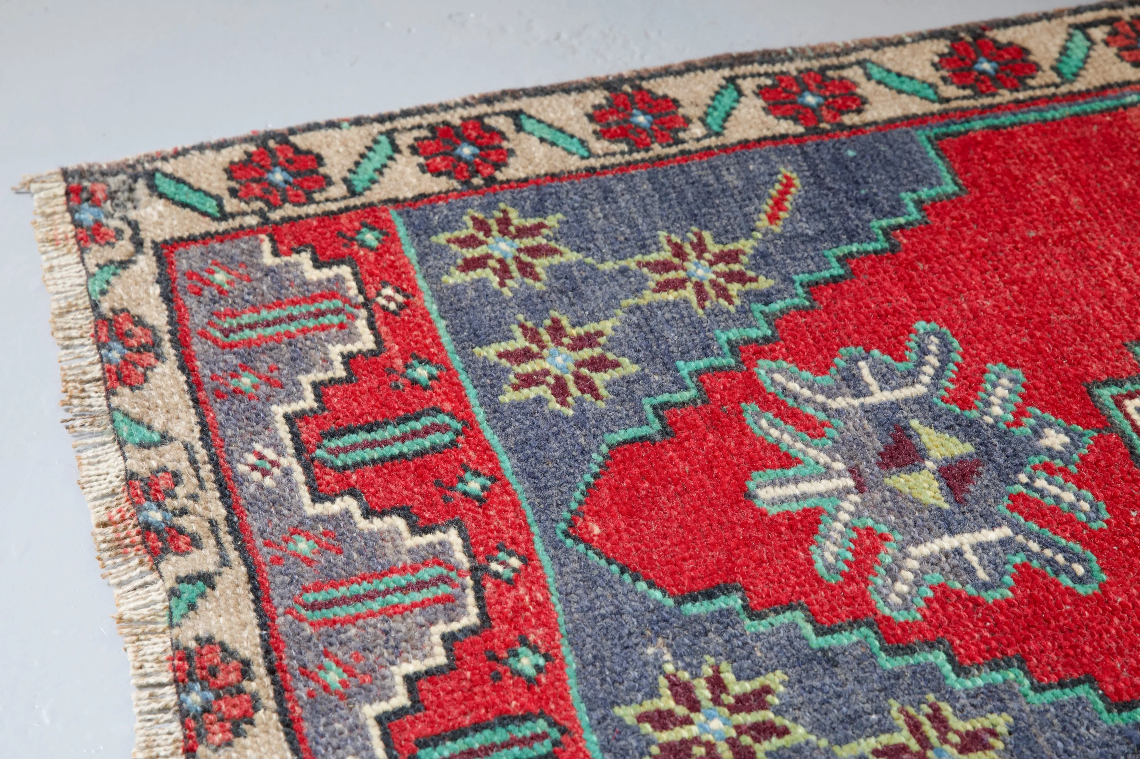 Vintage Mini Turkish Rug