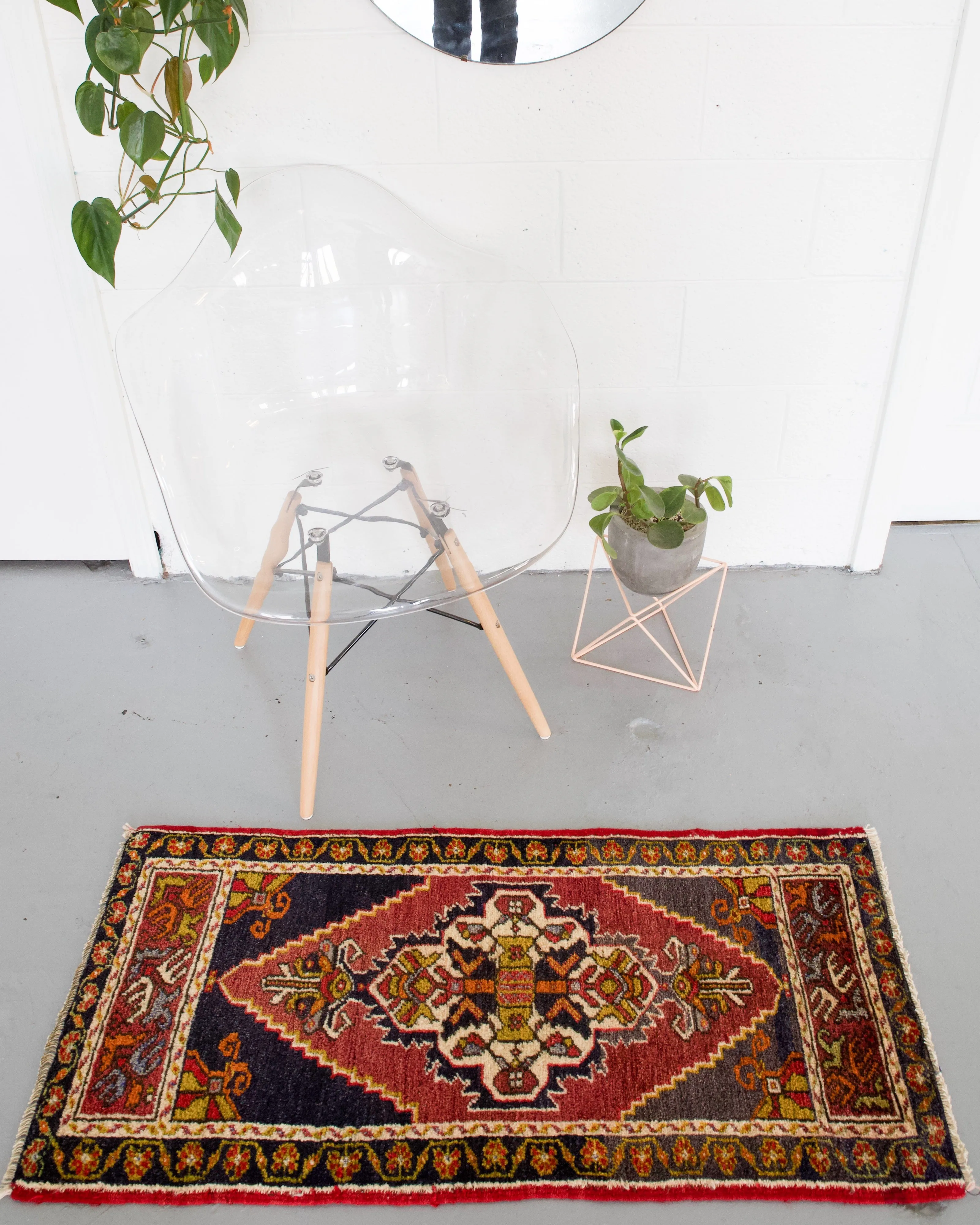 Vintage Mini Turkish Rug