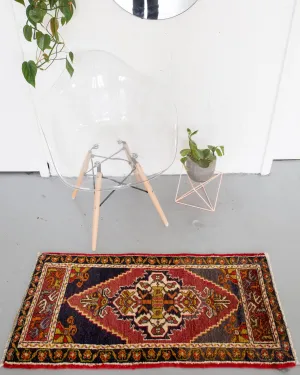 Vintage Mini Turkish Rug