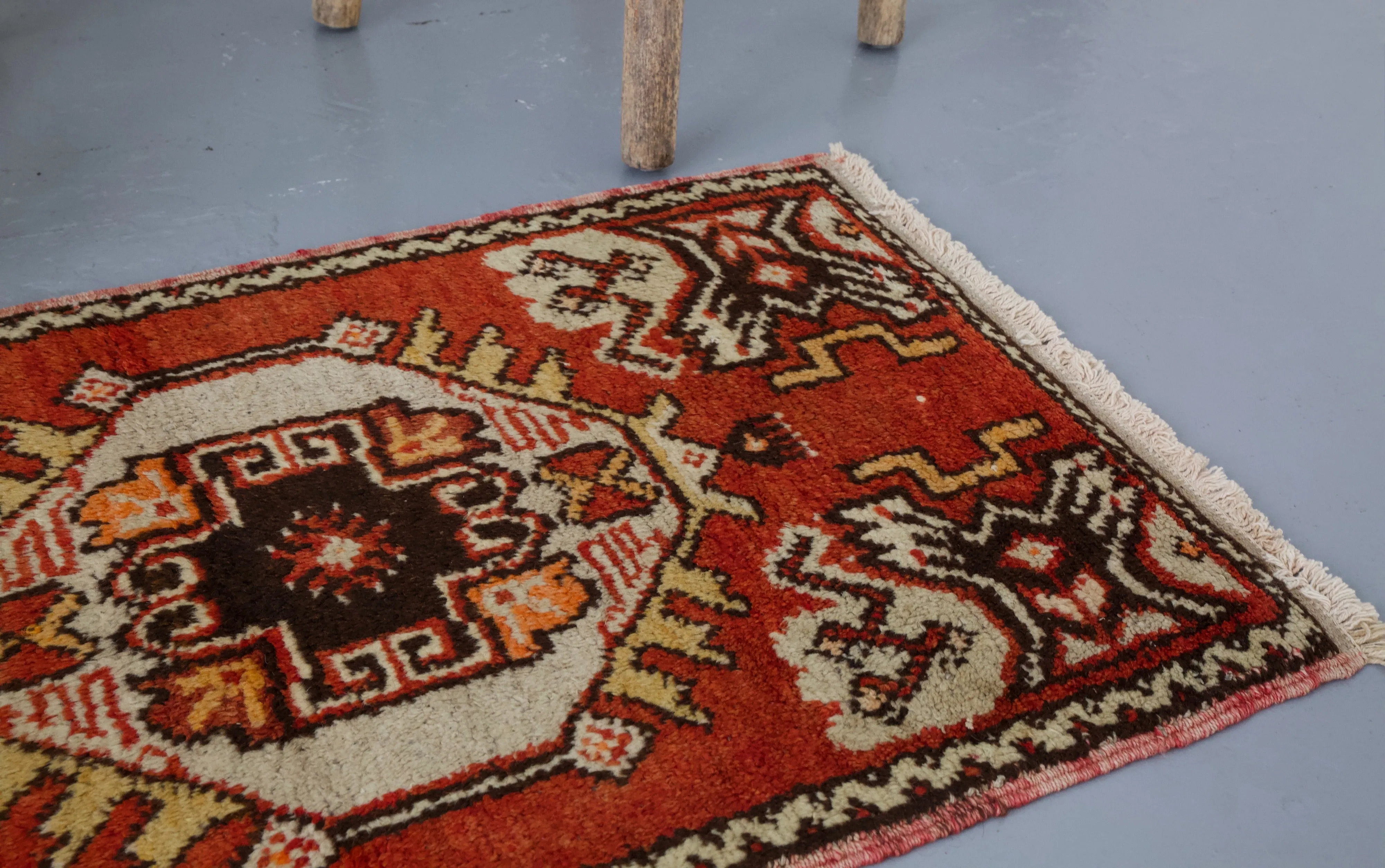 Vintage Mini Turkish Rug