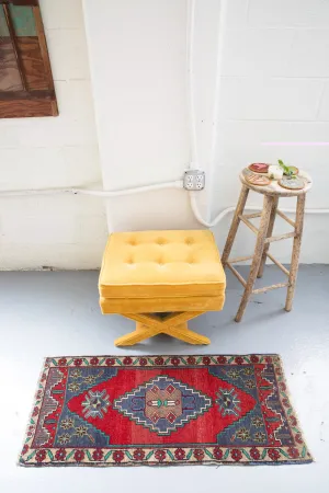 Vintage Mini Turkish Rug