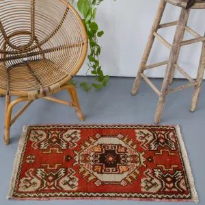 Vintage Mini Turkish Rug