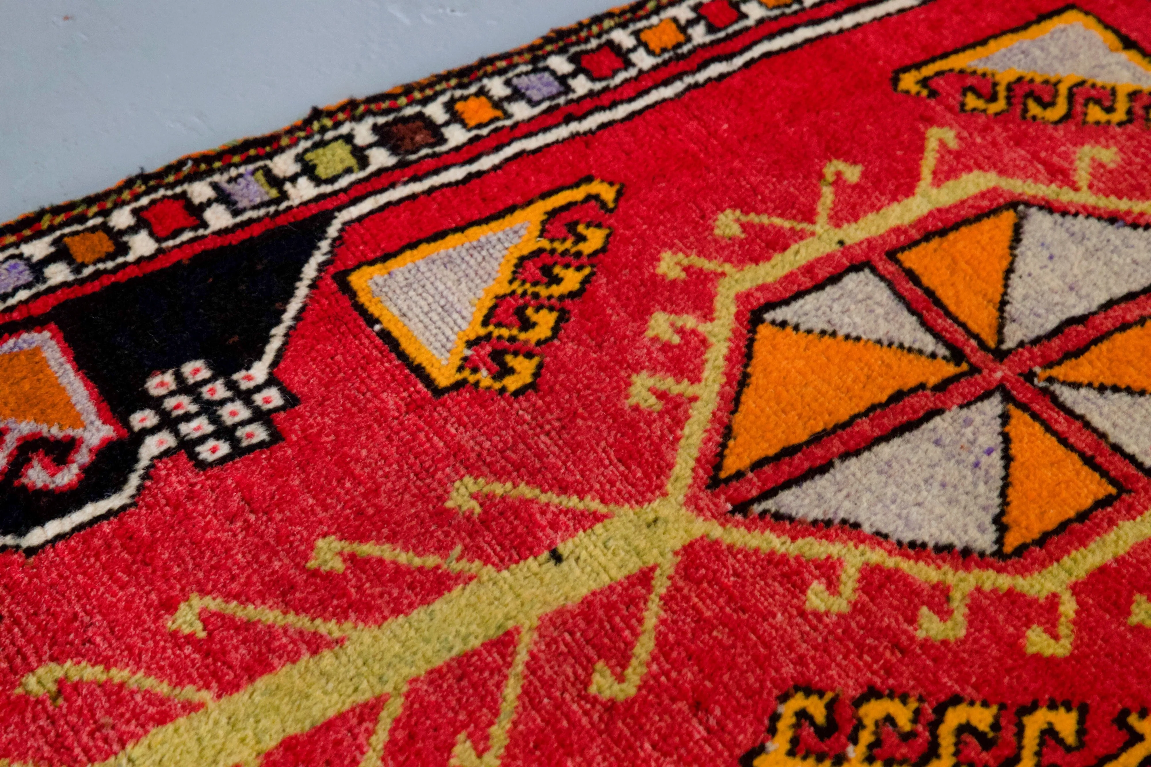 Vintage Mini Turkish Rug