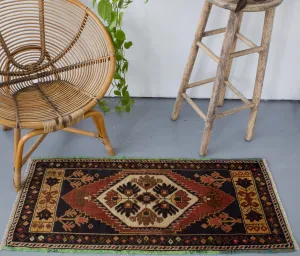 Vintage Mini Turkish Rug