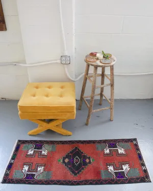 Vintage Mini Turkish Rug