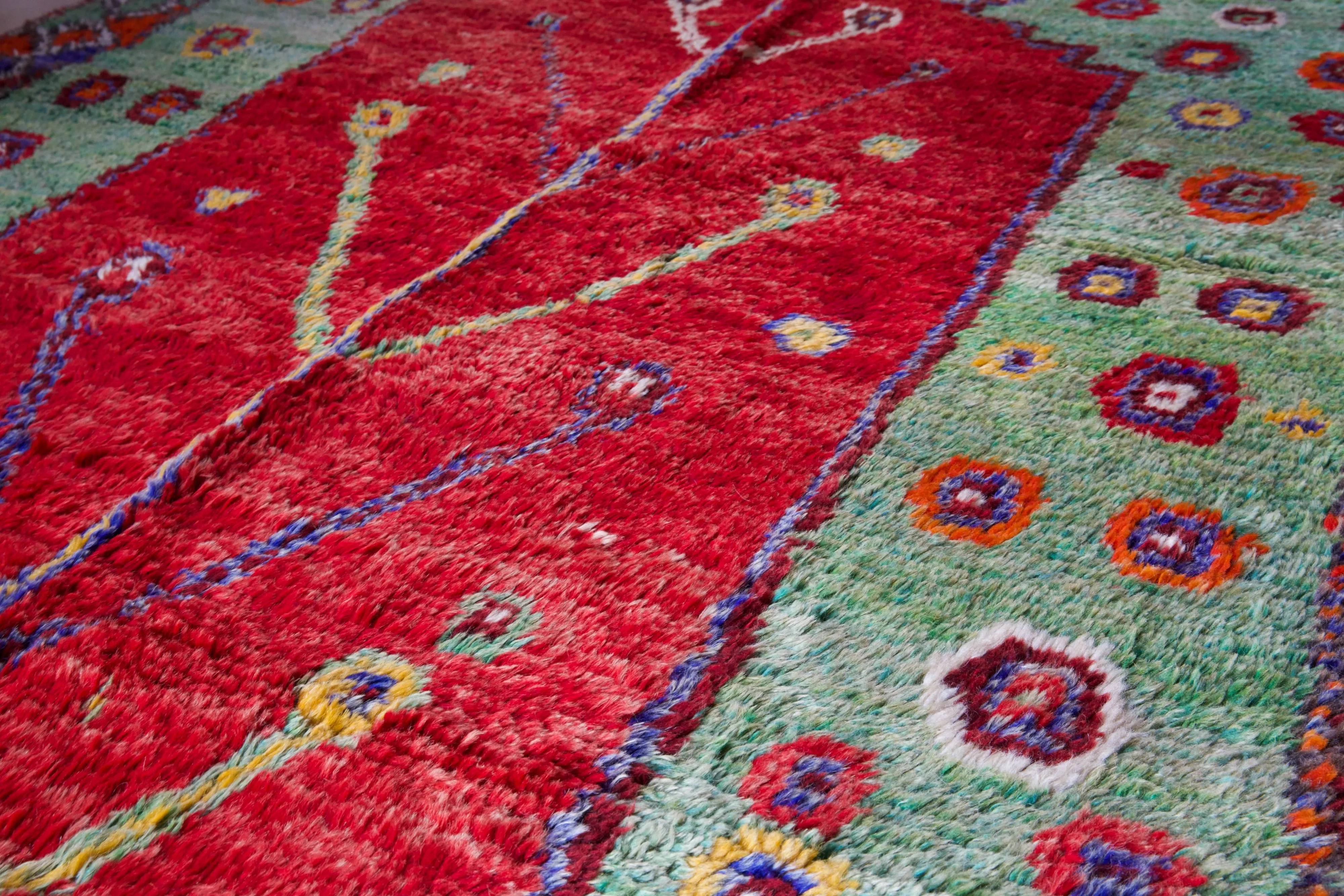 Vintage Oushak Rug 4'11"x6'9"