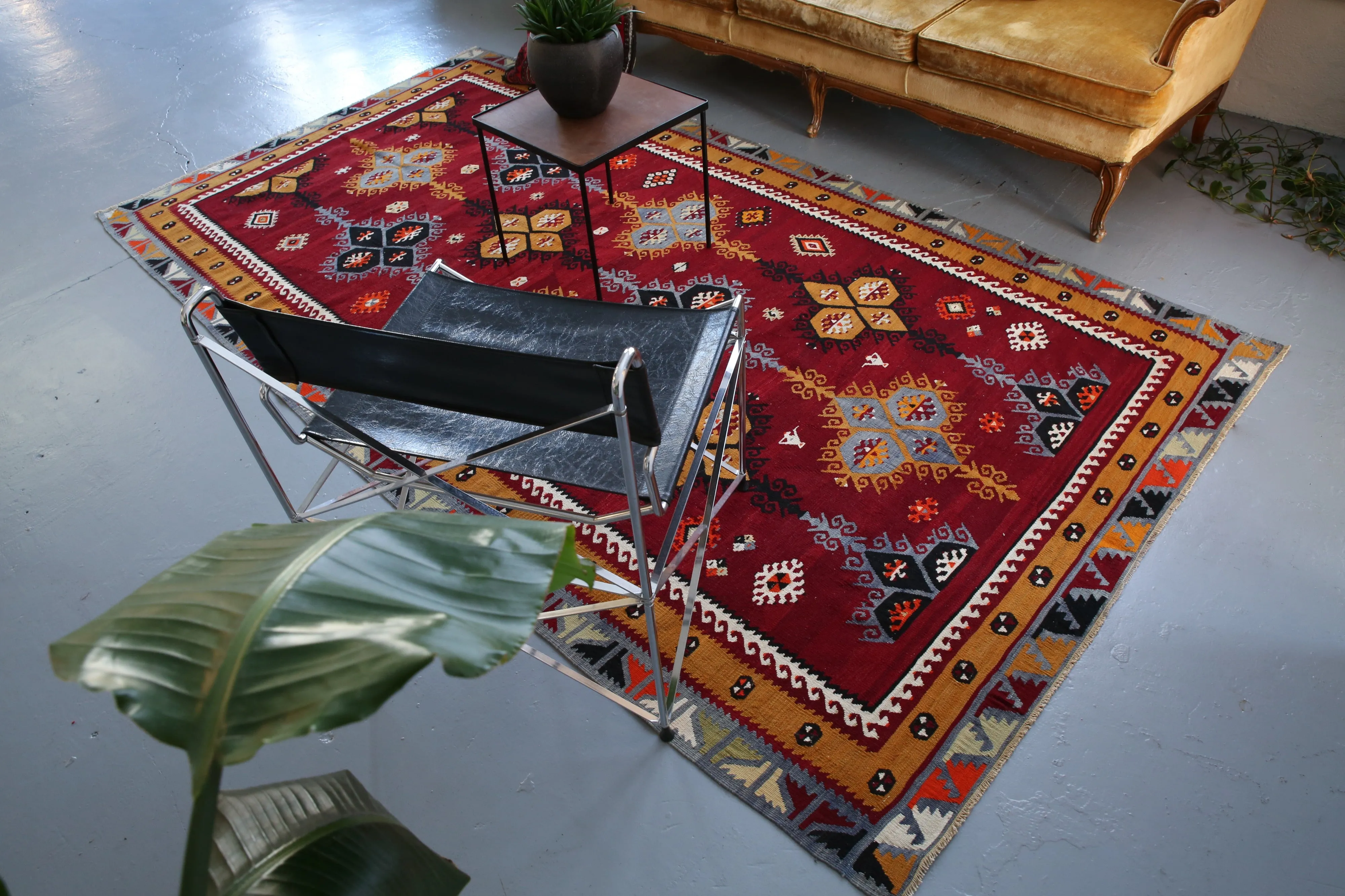 Vintage Sivas Sarkisla Kilim 5'4"x9'10"