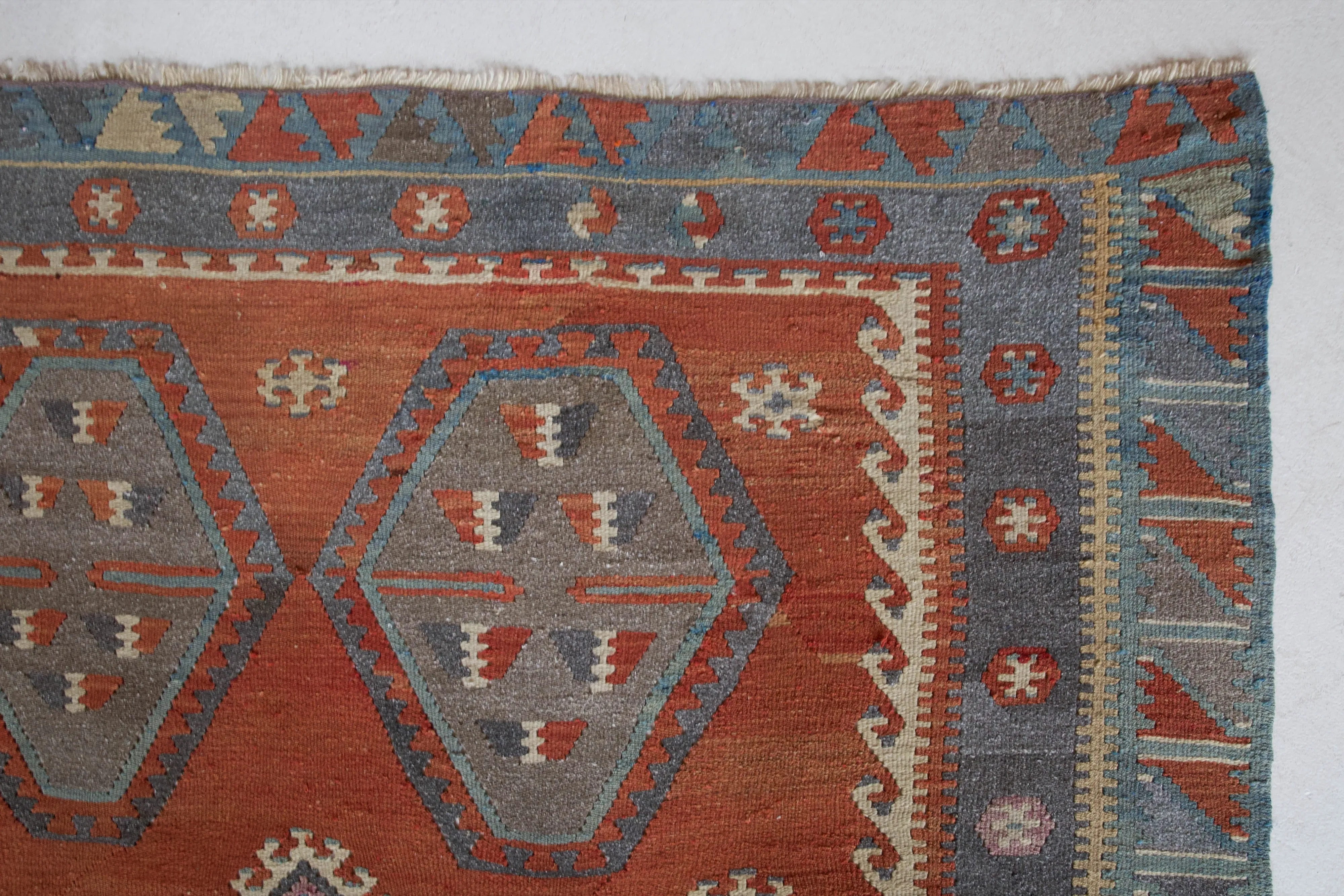 Vintage Sivas Sarkisla Kilim Rug 8'8"x11'9"