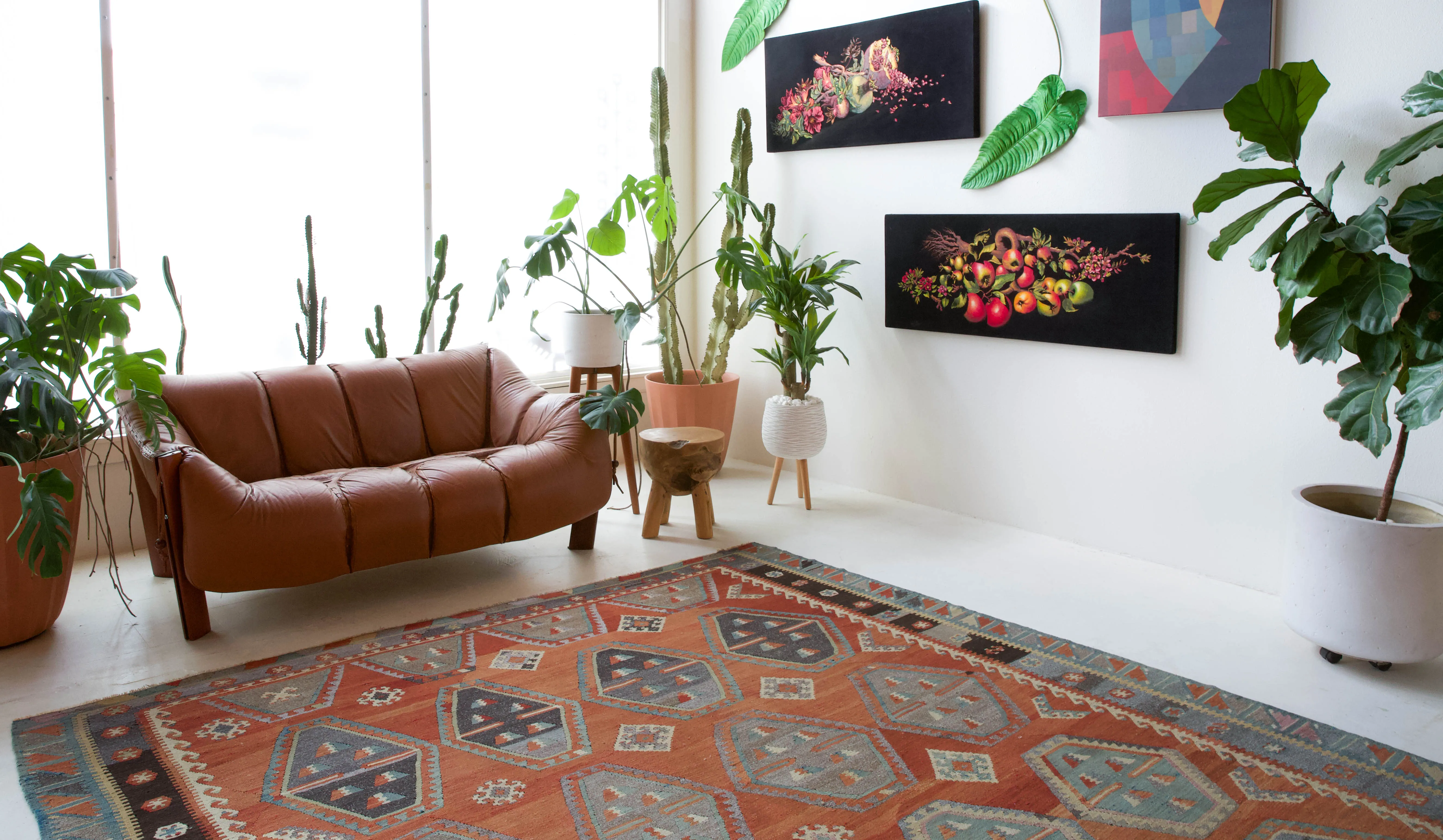 Vintage Sivas Sarkisla Kilim Rug 8'8"x11'9"