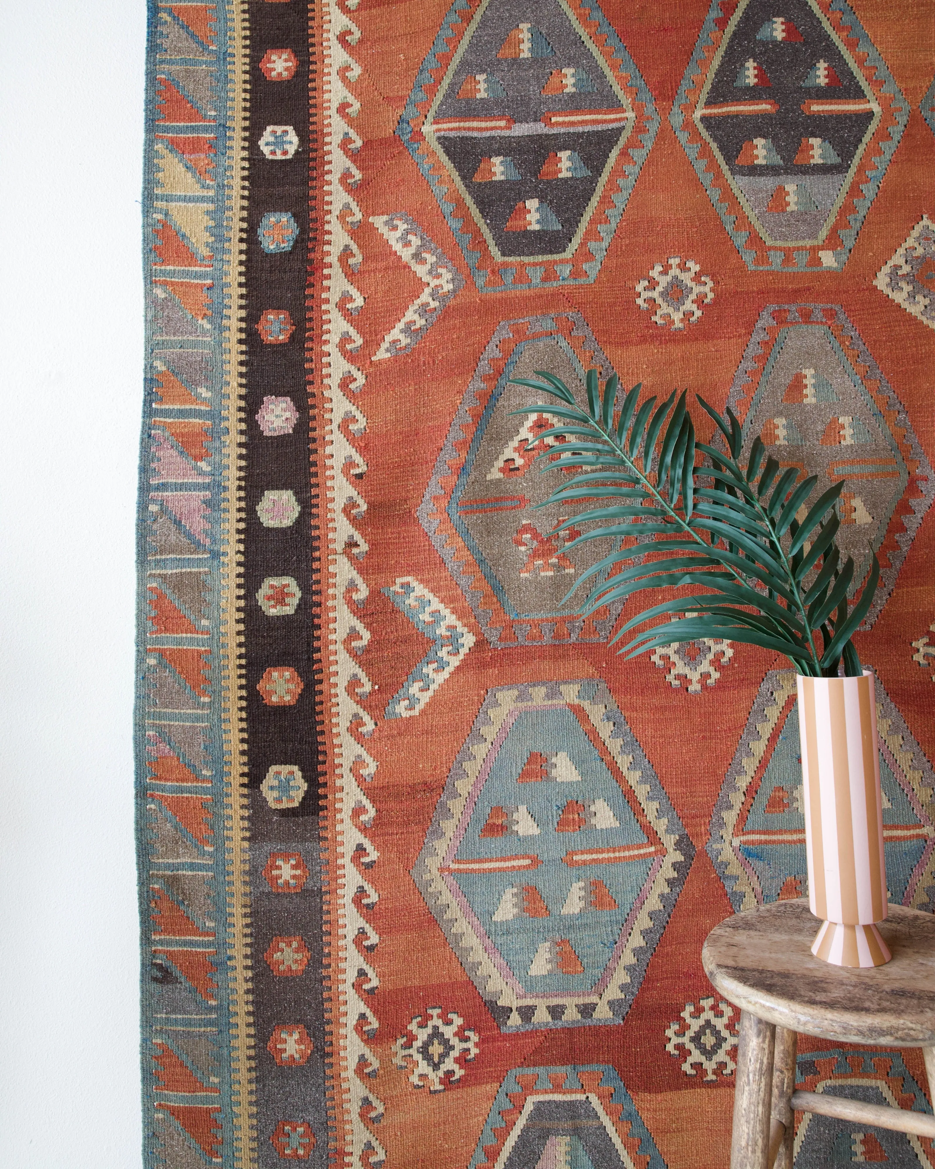 Vintage Sivas Sarkisla Kilim Rug 8'8"x11'9"