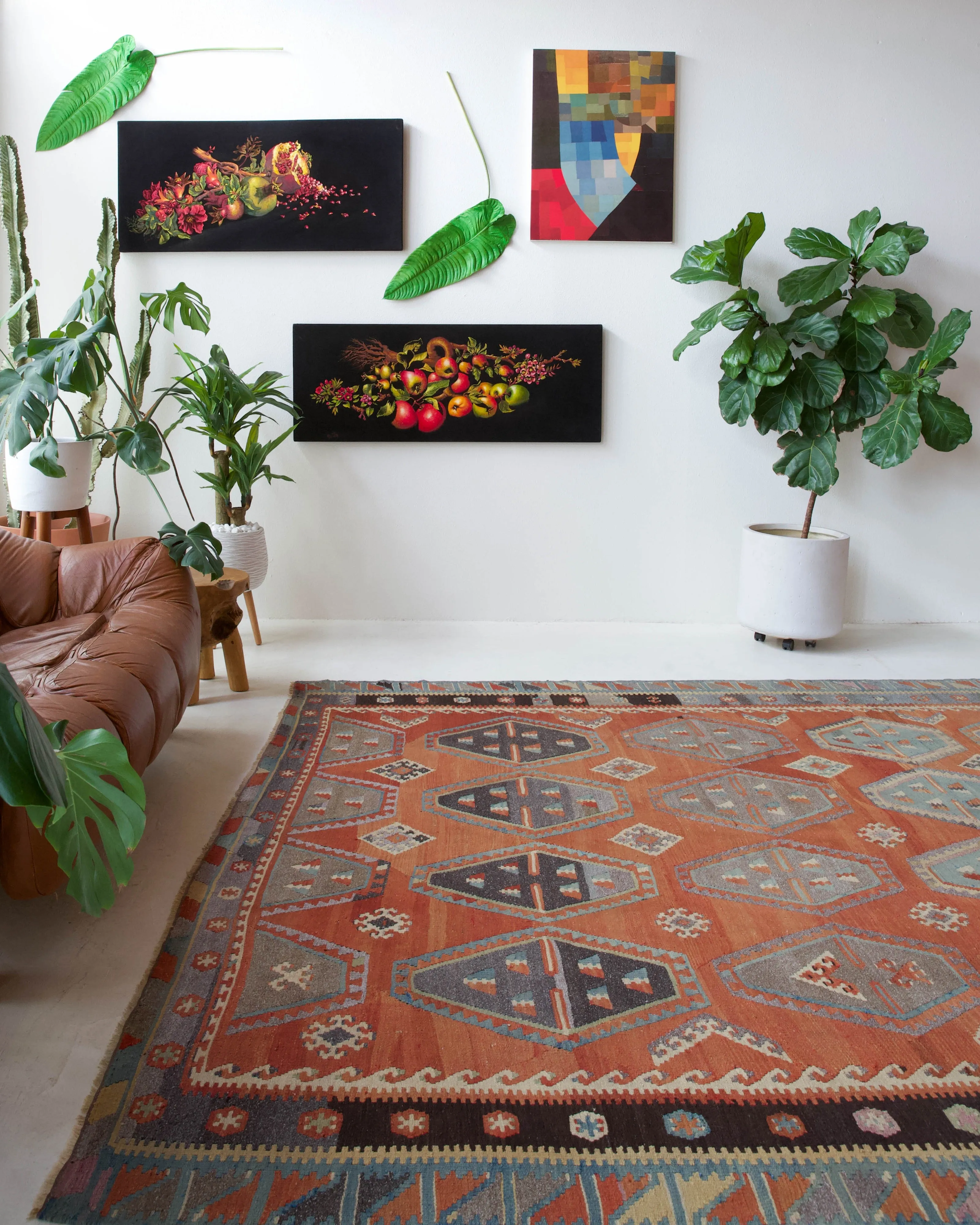 Vintage Sivas Sarkisla Kilim Rug 8'8"x11'9"