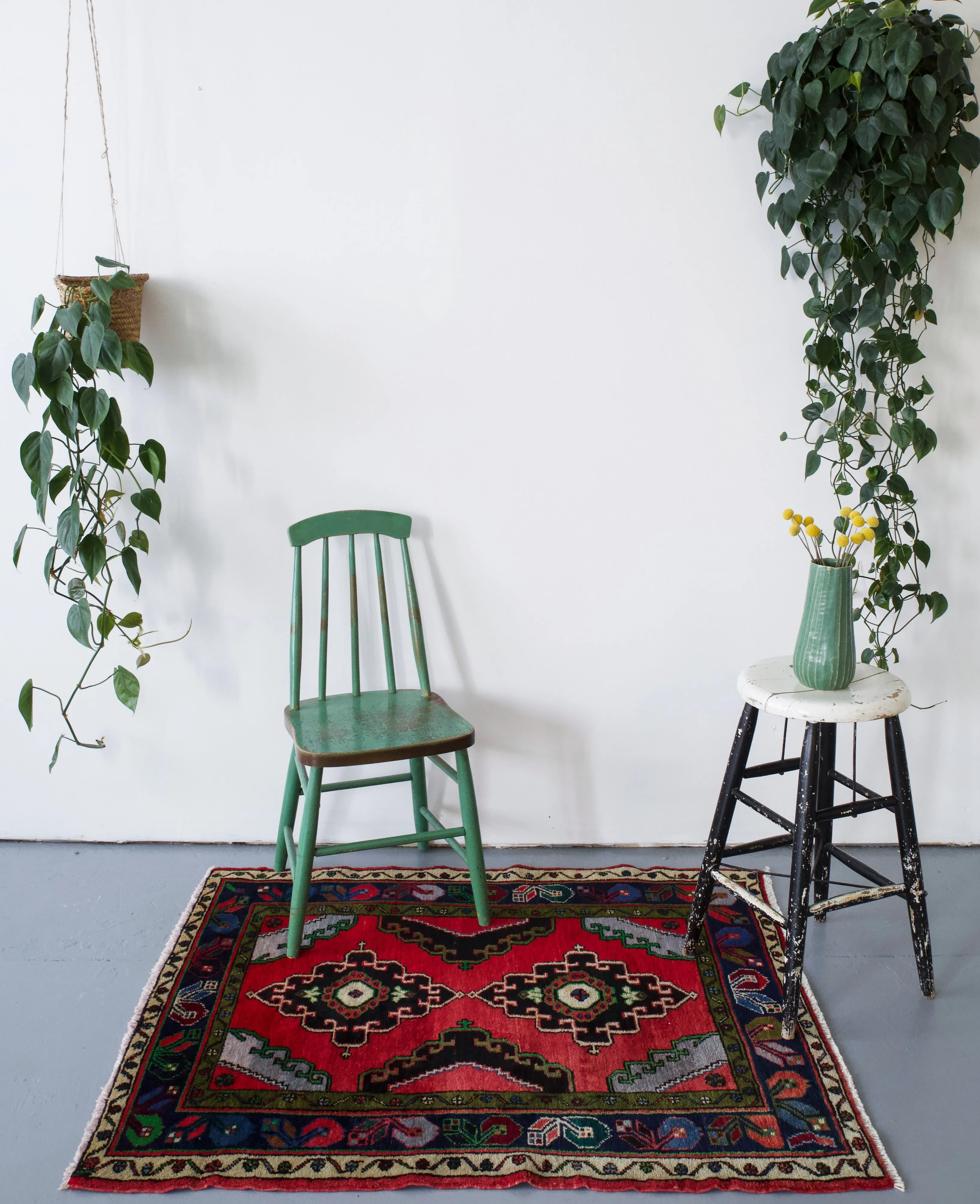 Vintage Turkish Anatolian Rug