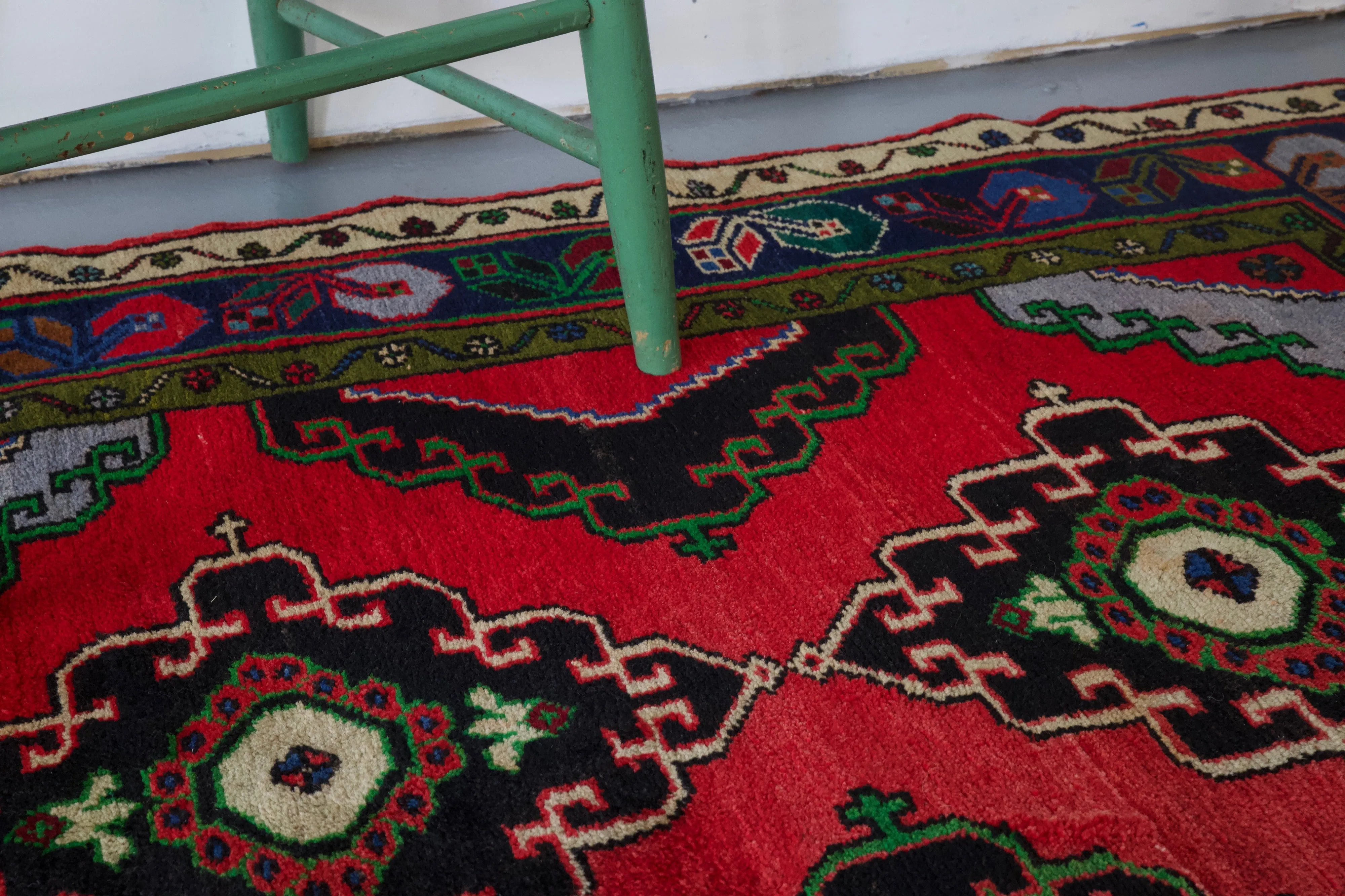 Vintage Turkish Anatolian Rug