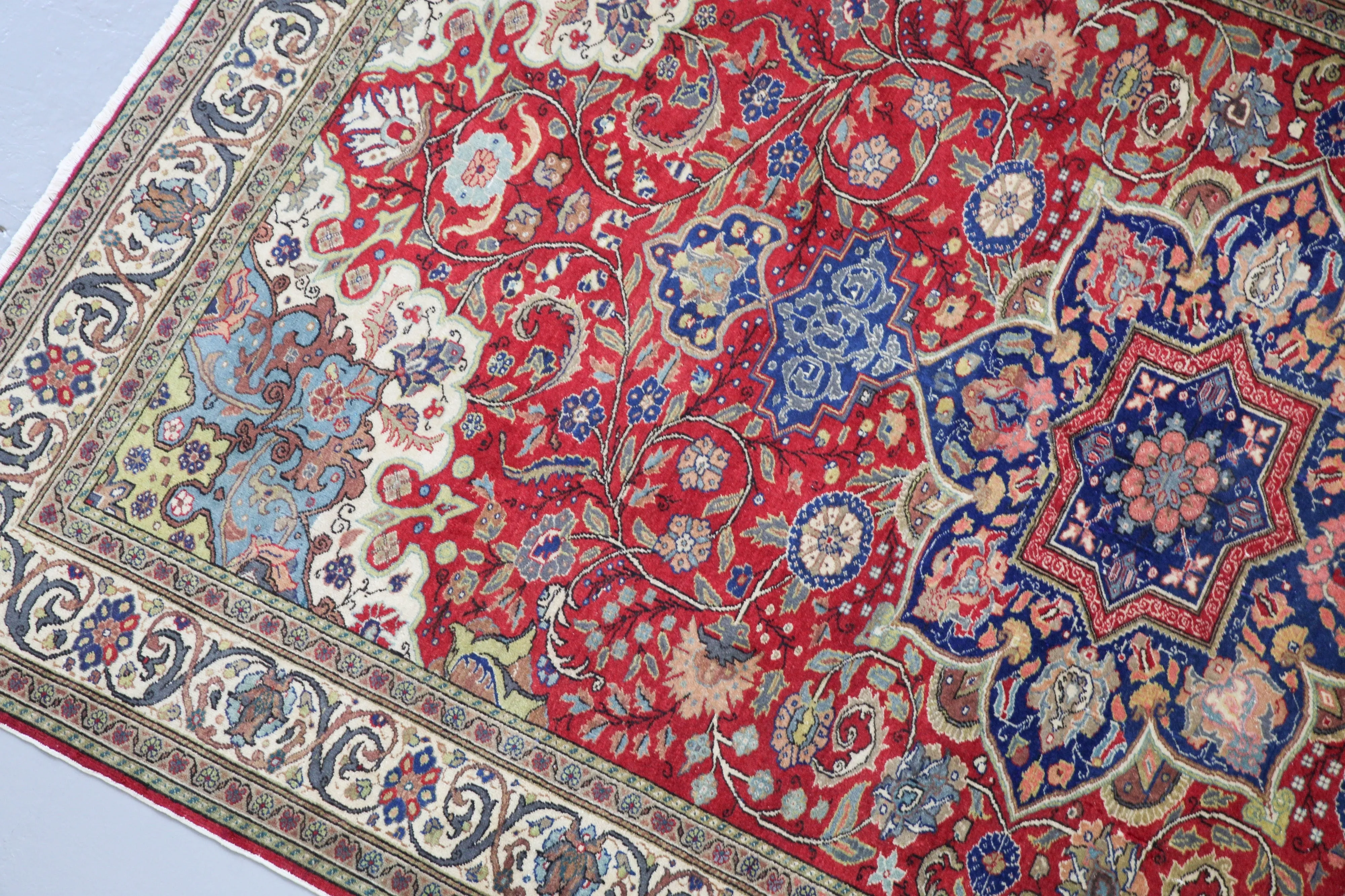 Vintage Turkish Kayseri Rug