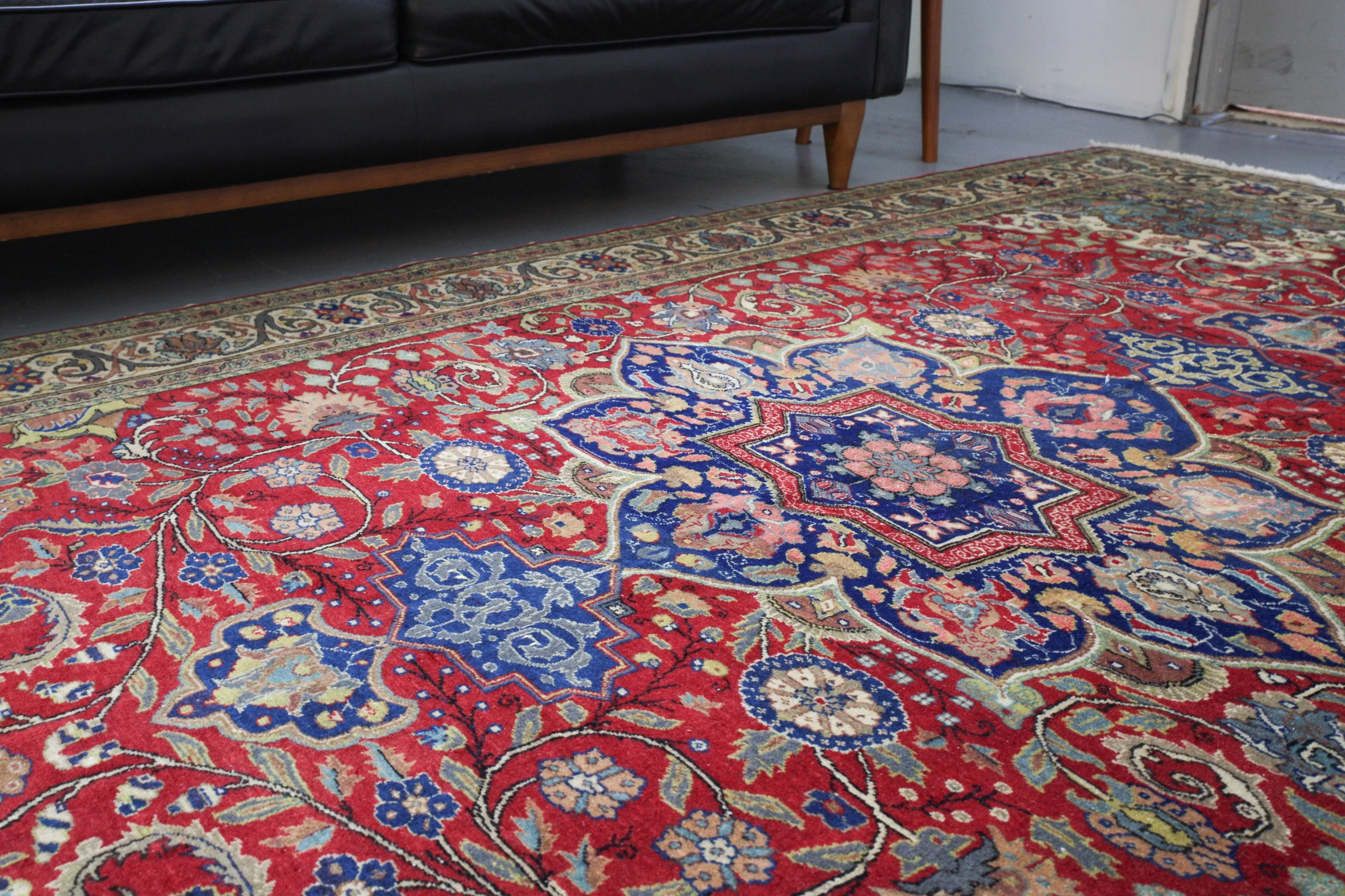 Vintage Turkish Kayseri Rug