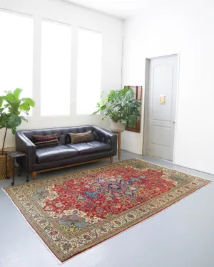 Vintage Turkish Kayseri Rug