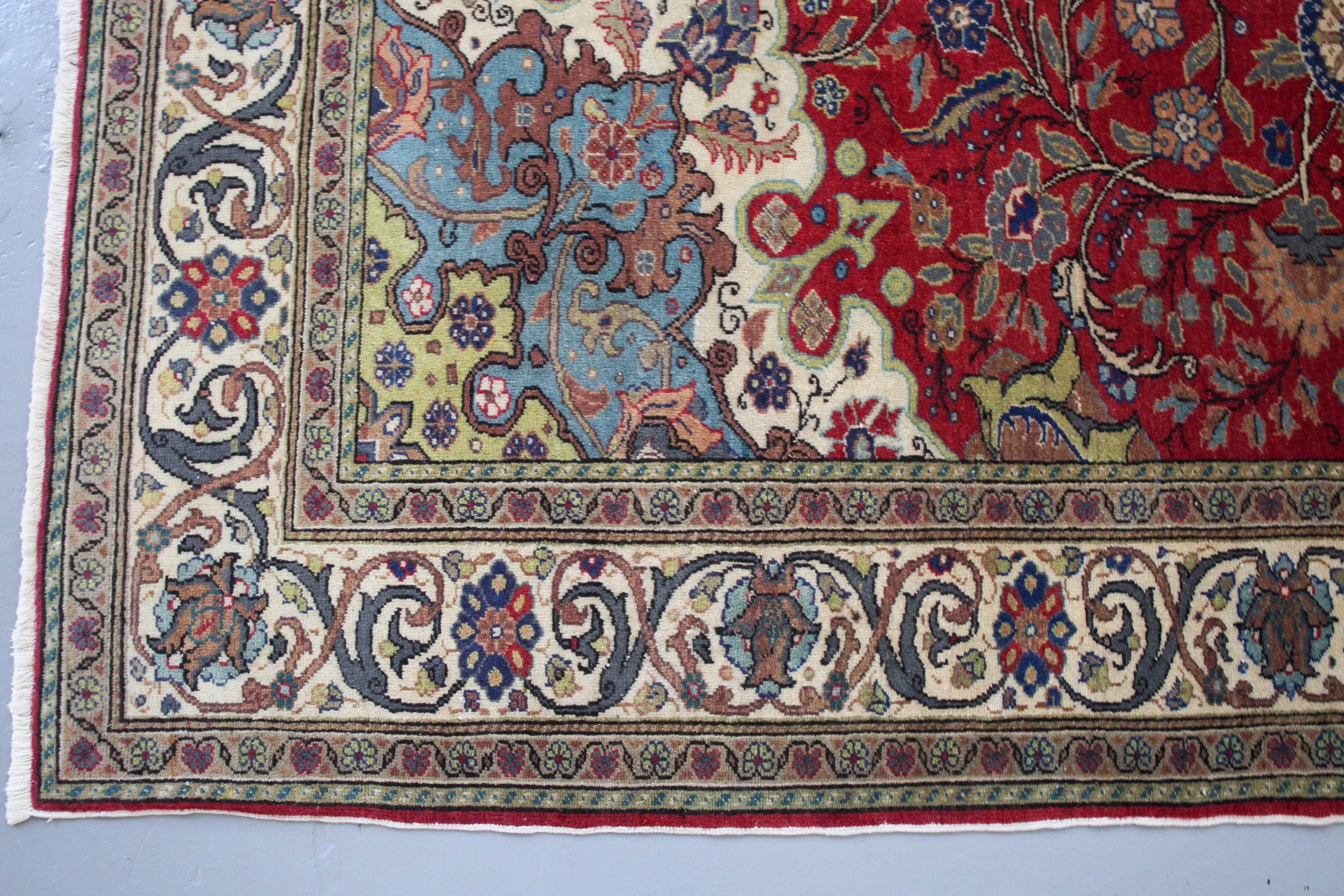 Vintage Turkish Kayseri Rug