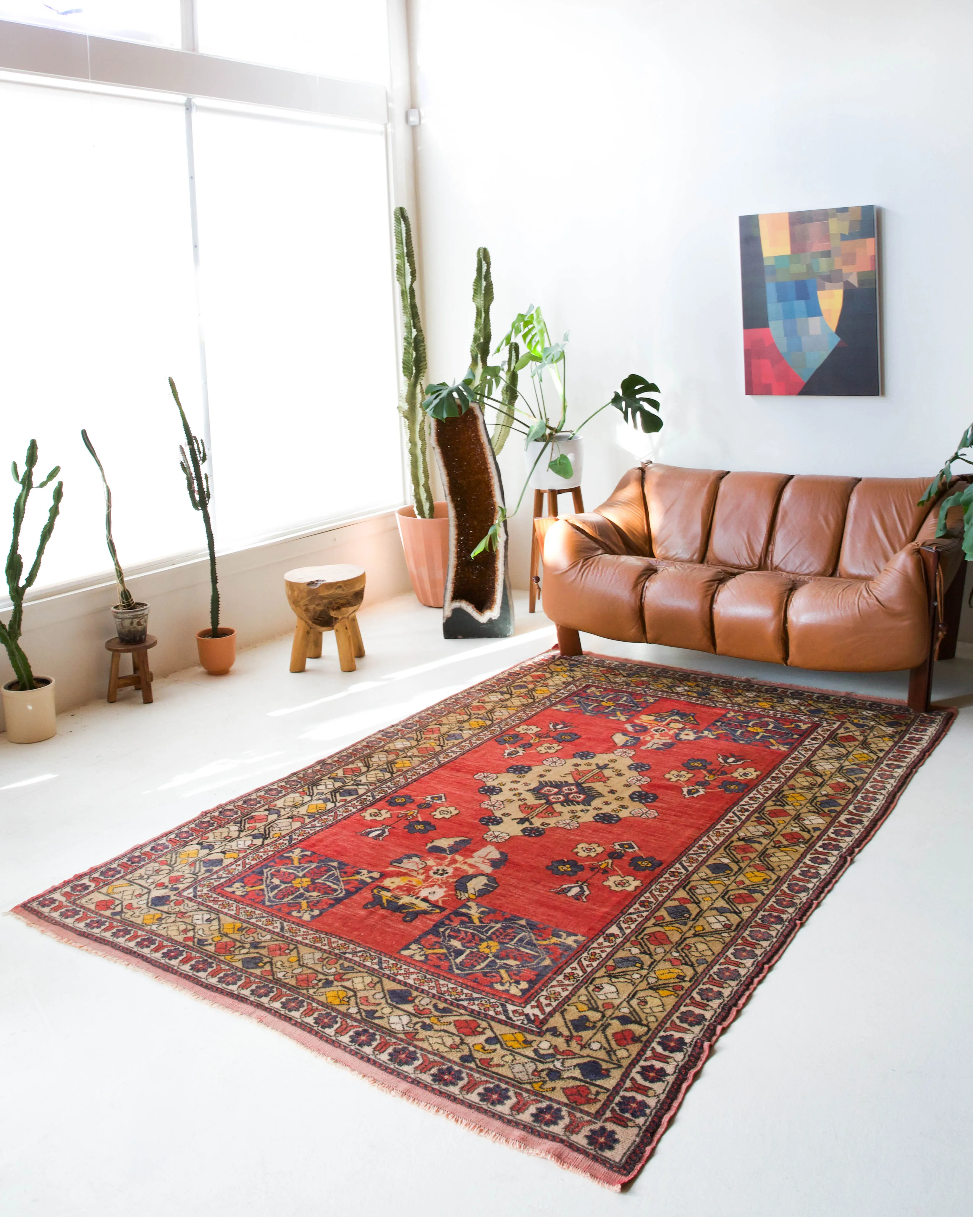 Vintage Western Anatolian Rug 5'10"x8'10"