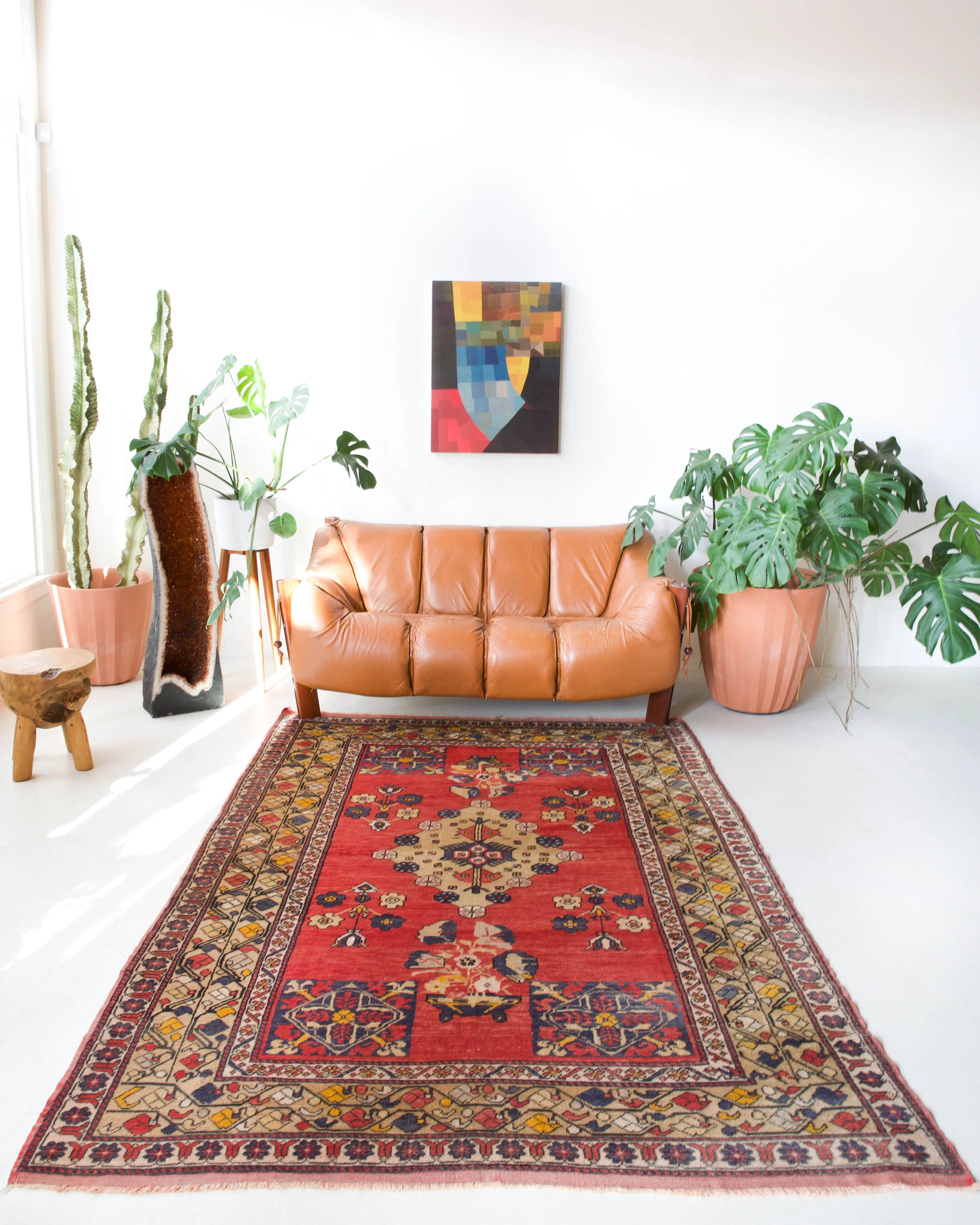 Vintage Western Anatolian Rug 5'10"x8'10"