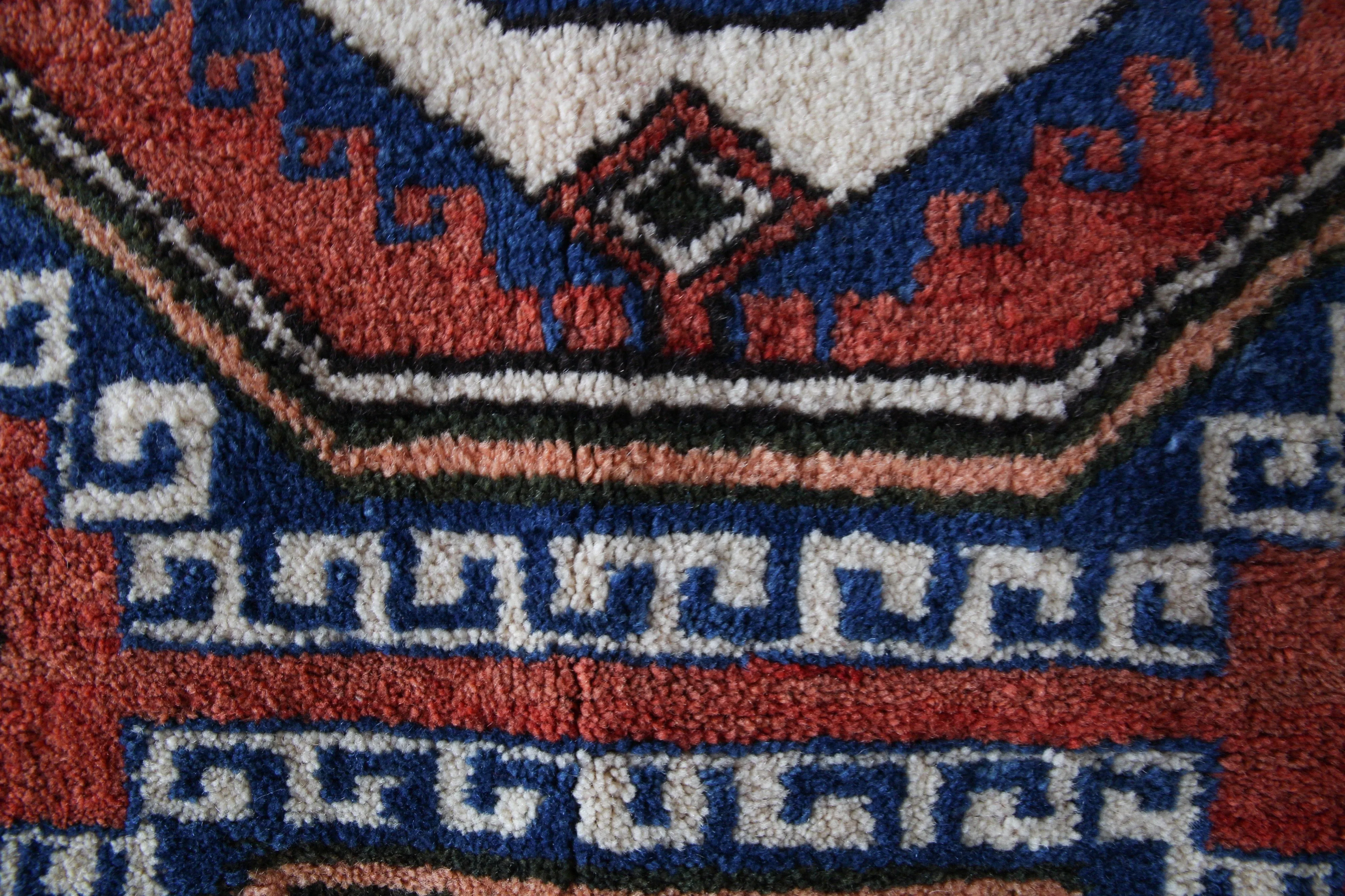 Vintage Western Anatolian Rug 5'6"x6'11"