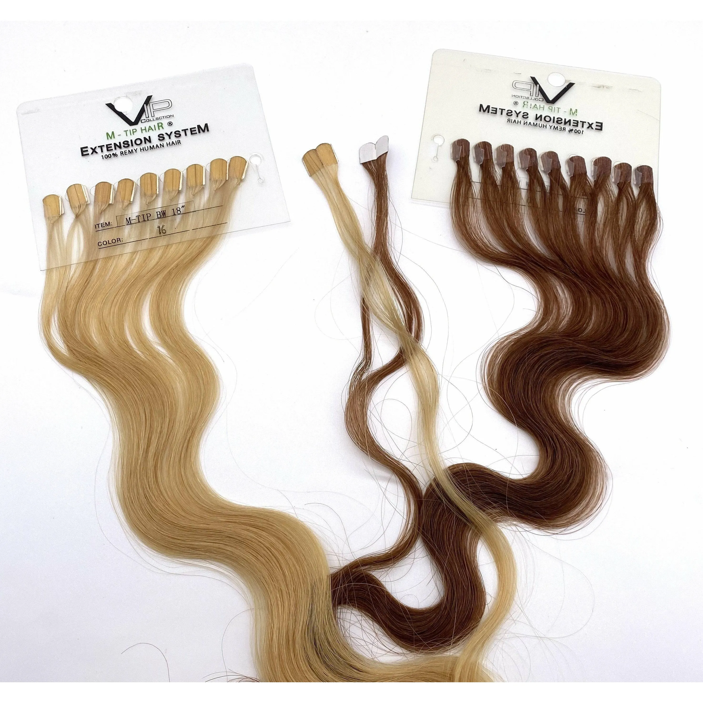 VIP M-Tip System (Tape extensions 100 strands) / Wavy 18"