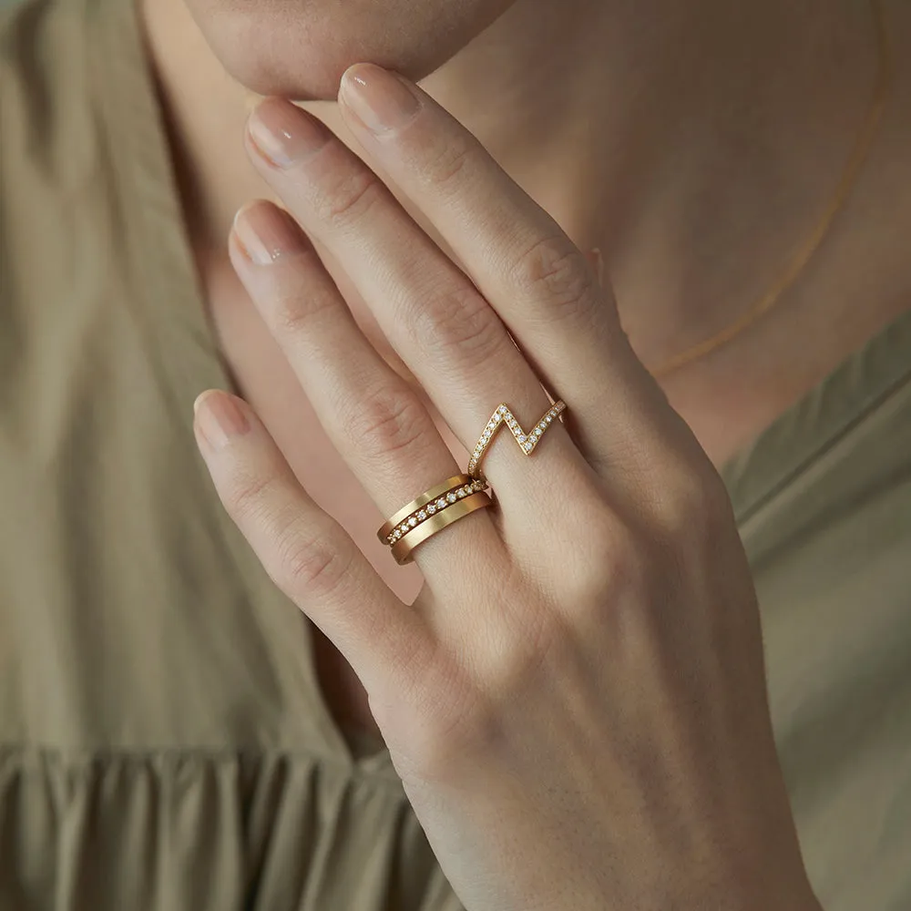 White Diamond Anadem Ring | R11801W