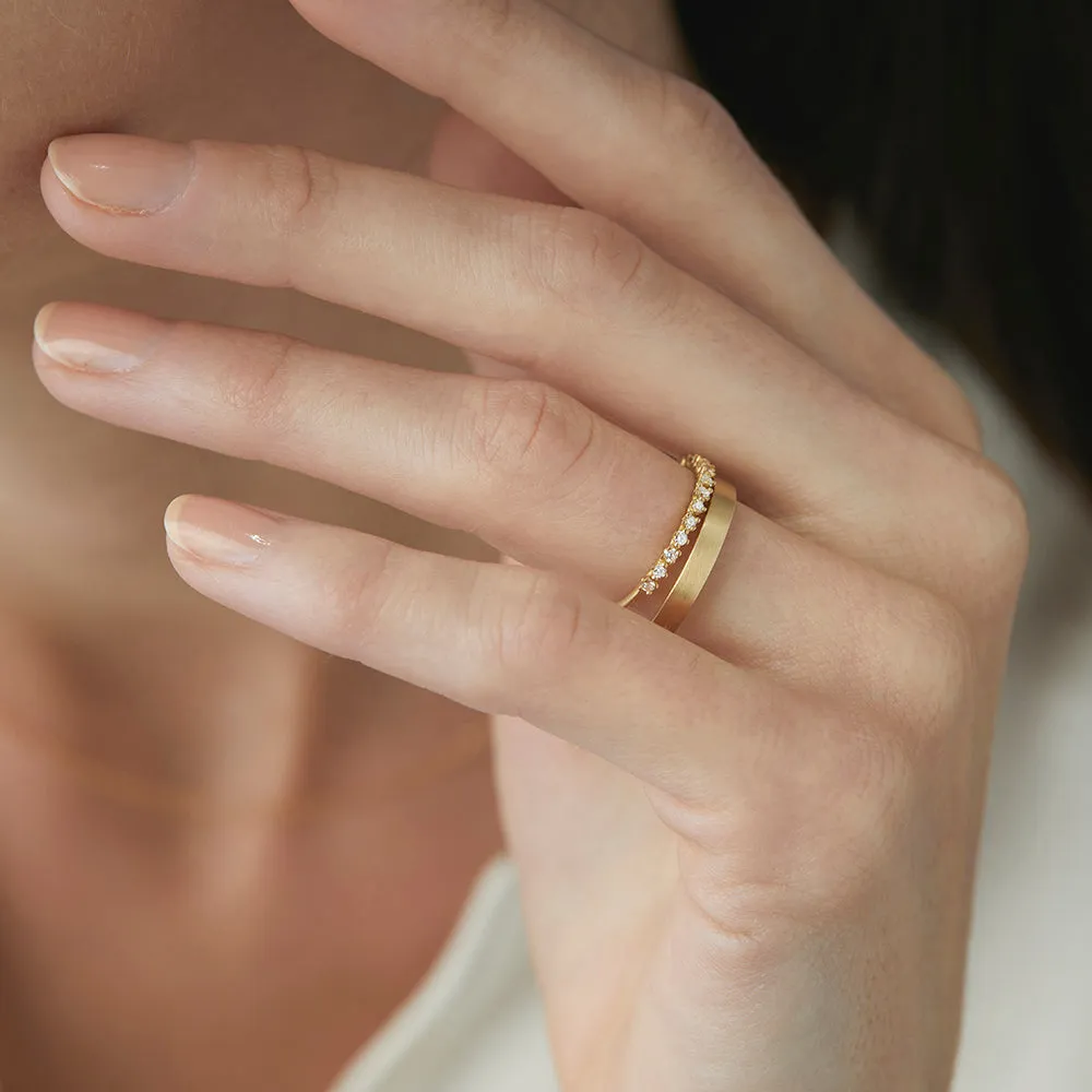 White Diamond Anadem Ring | R11801W