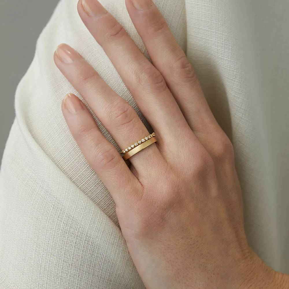 White Diamond Anadem Ring | R11801W