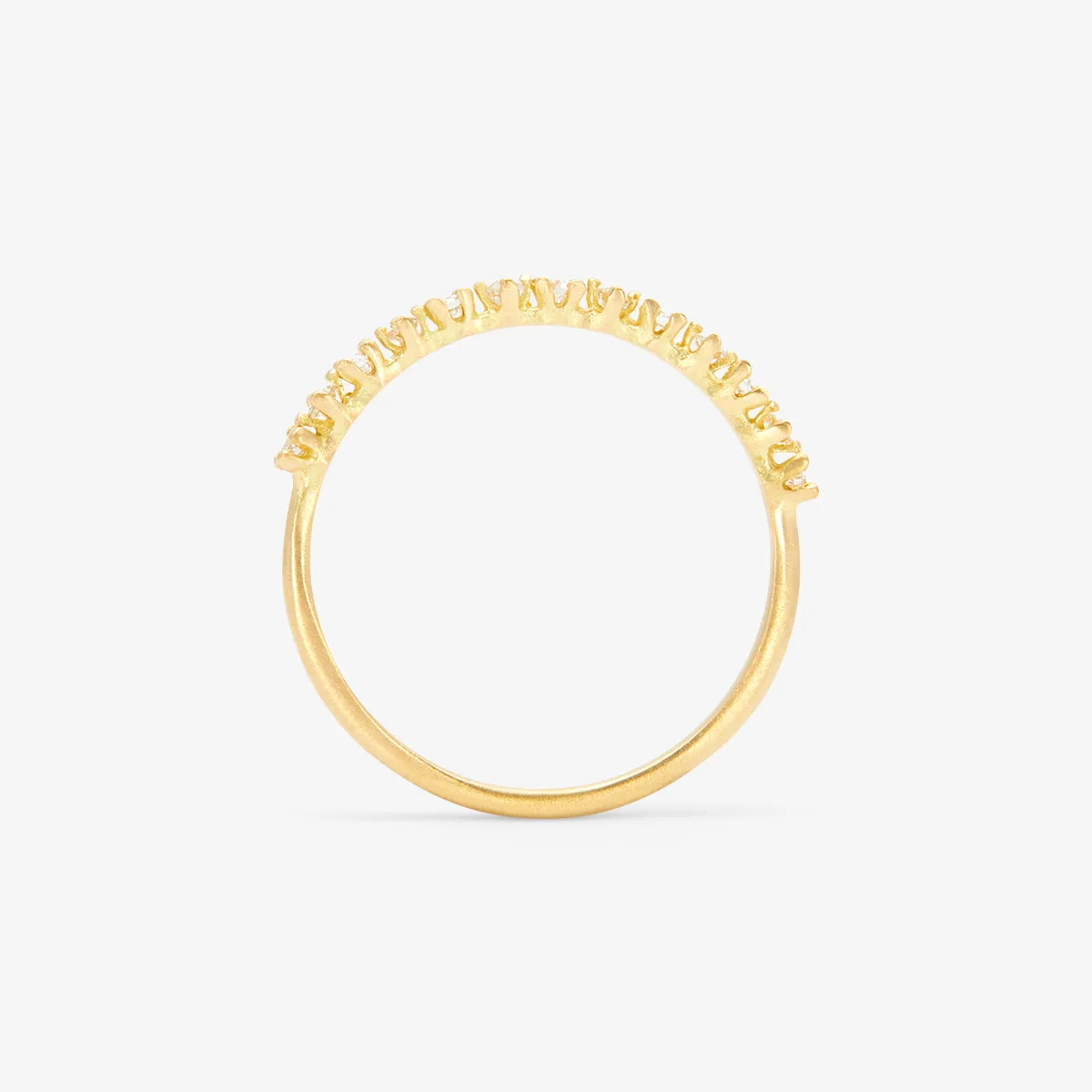 White Diamond Anadem Ring | R11801W