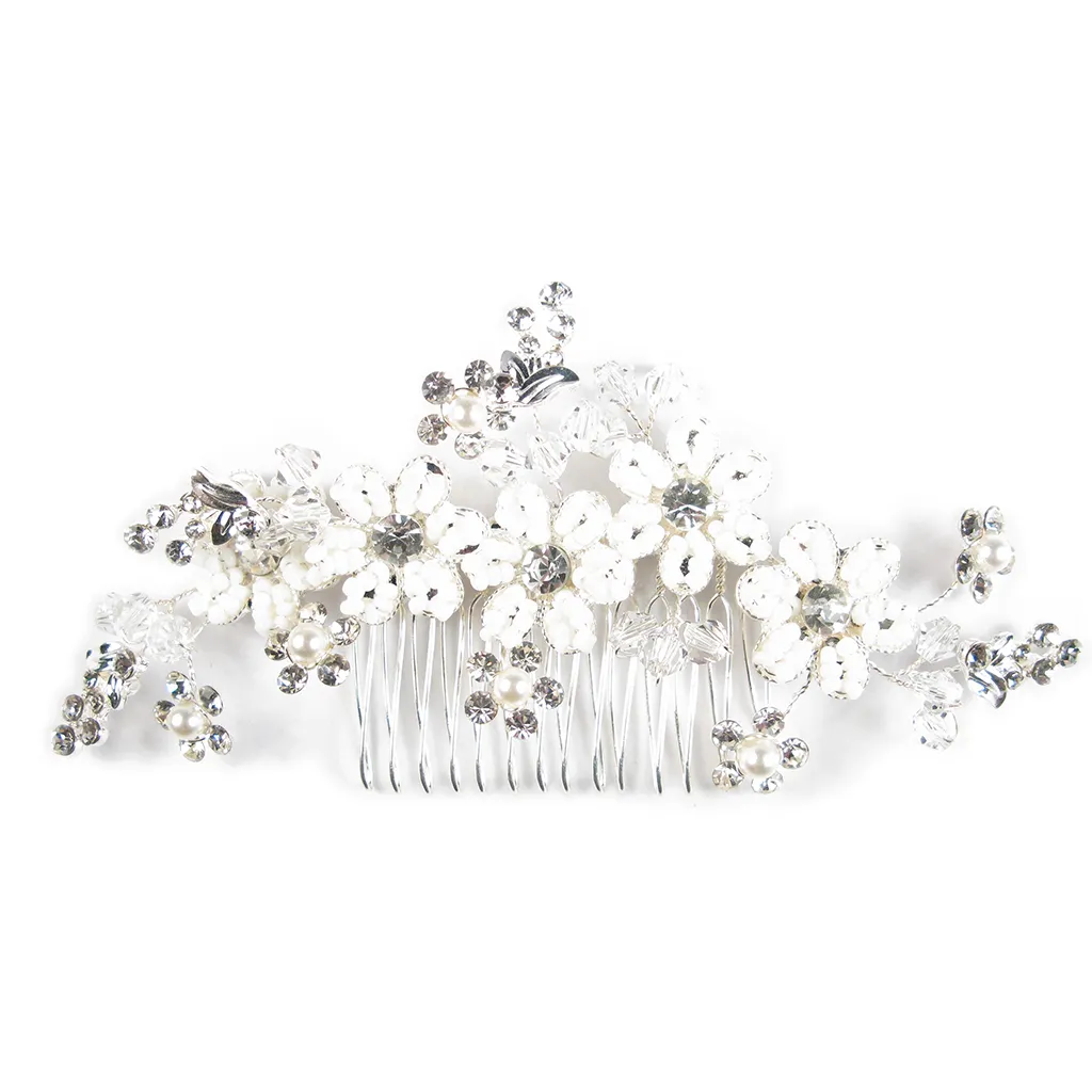 White Matrimony Bouquet Heirloom Head Comb