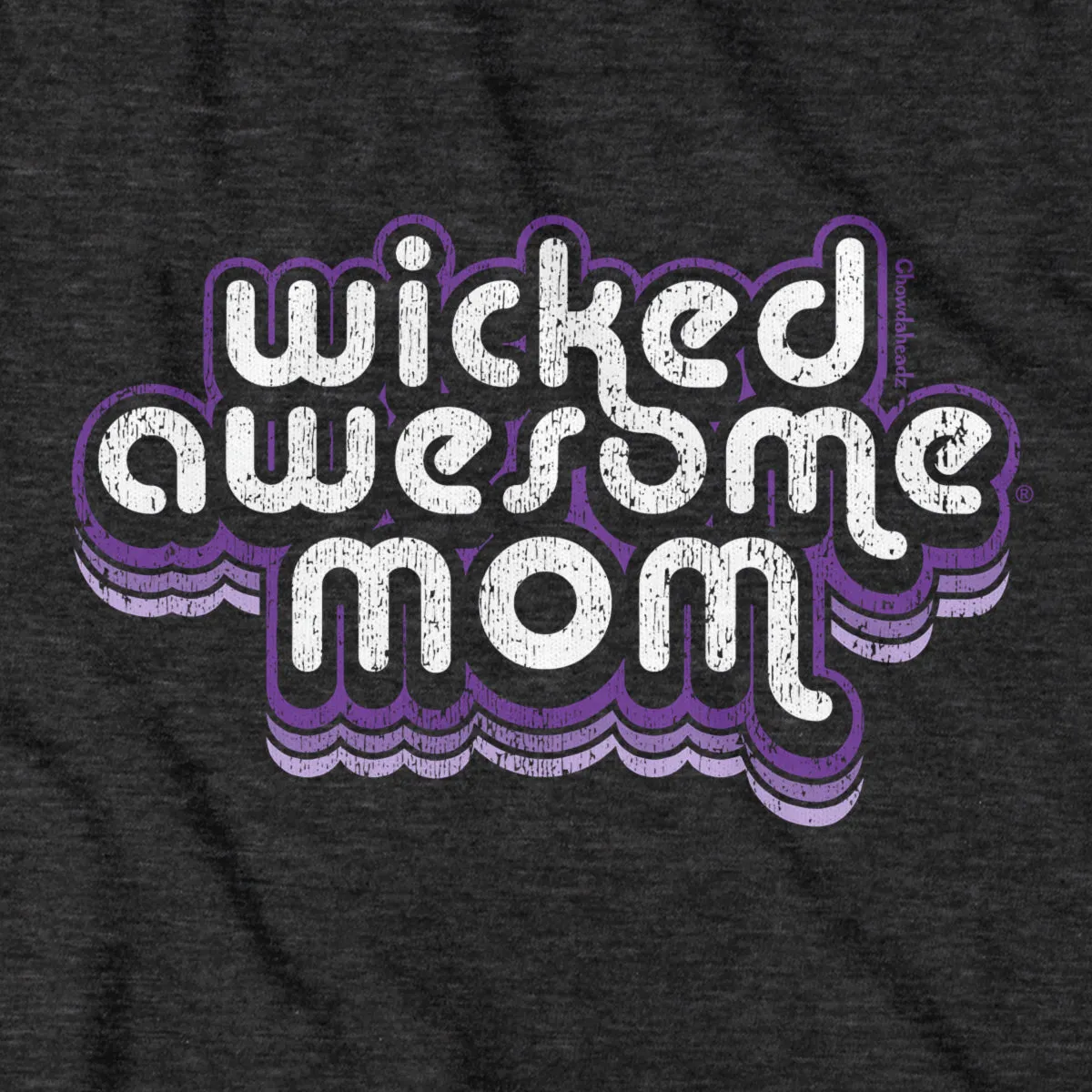 Wicked Awesome Mom Retro T-Shirt