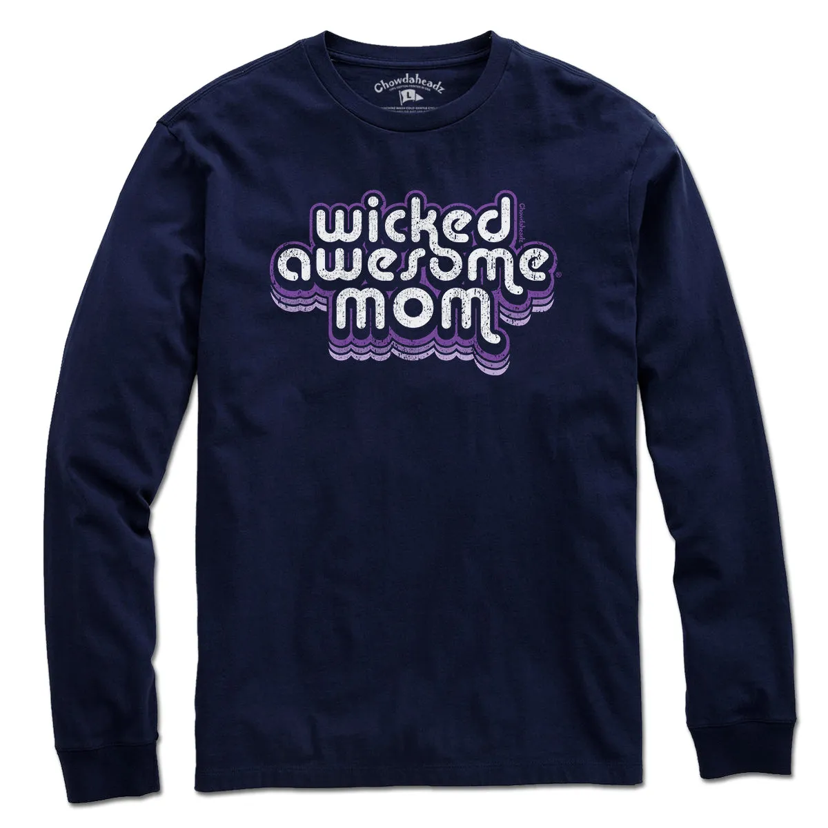 Wicked Awesome Mom Retro T-Shirt