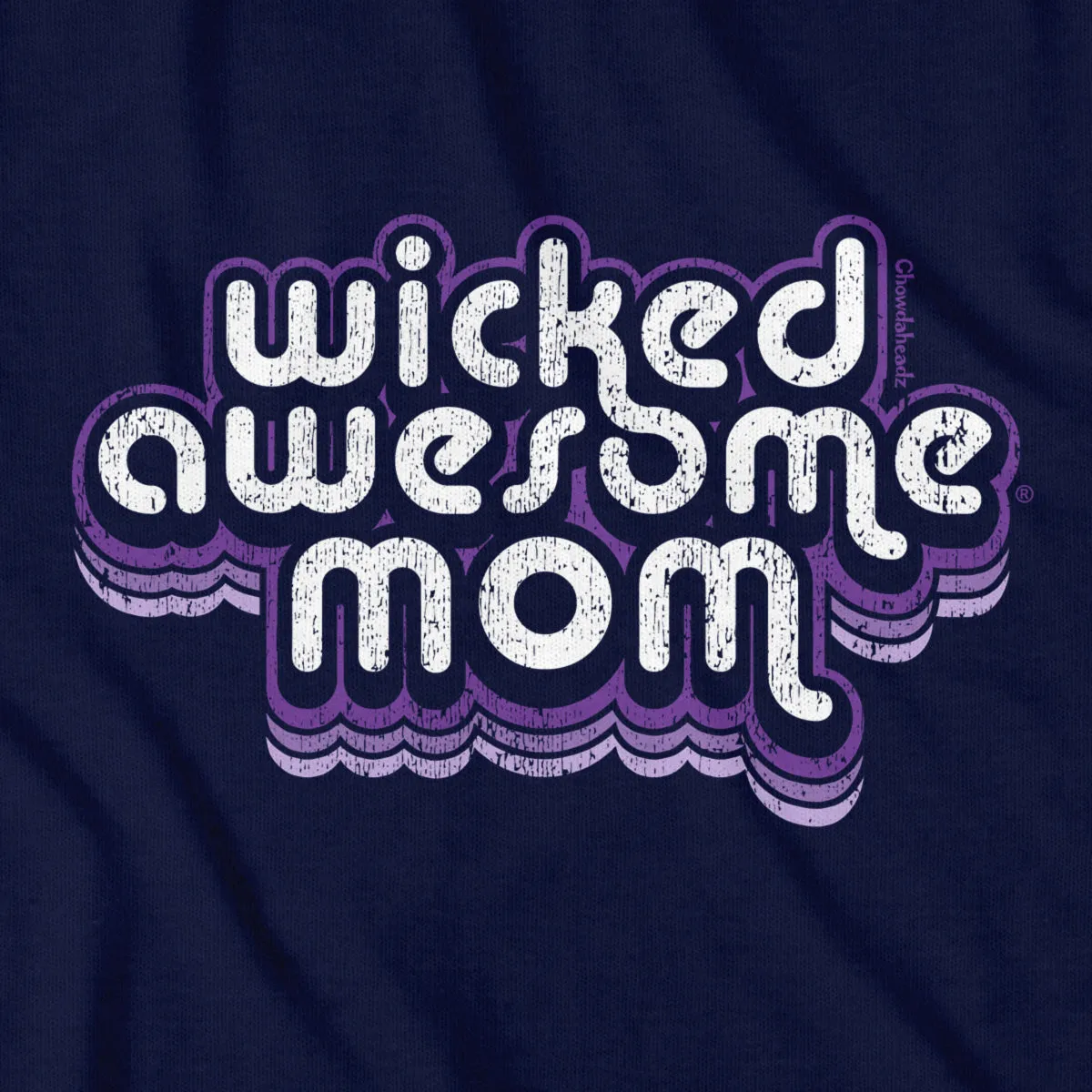 Wicked Awesome Mom Retro T-Shirt