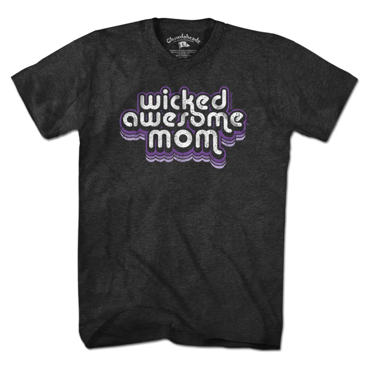 Wicked Awesome Mom Retro T-Shirt