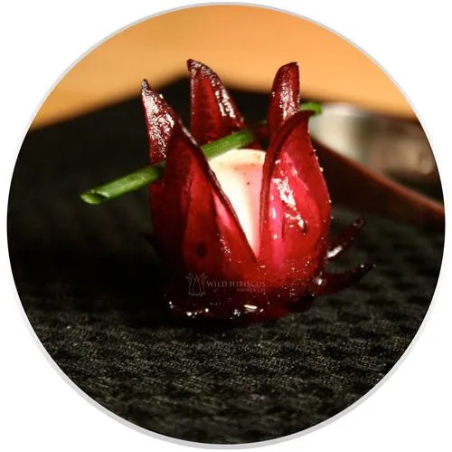 Wild Hibiscus Flowers in Syrup