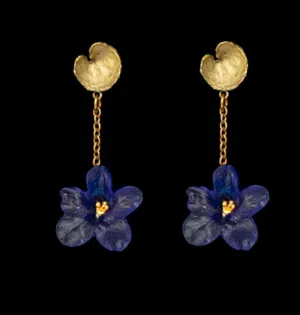 Wild Violet Long Post Earrings