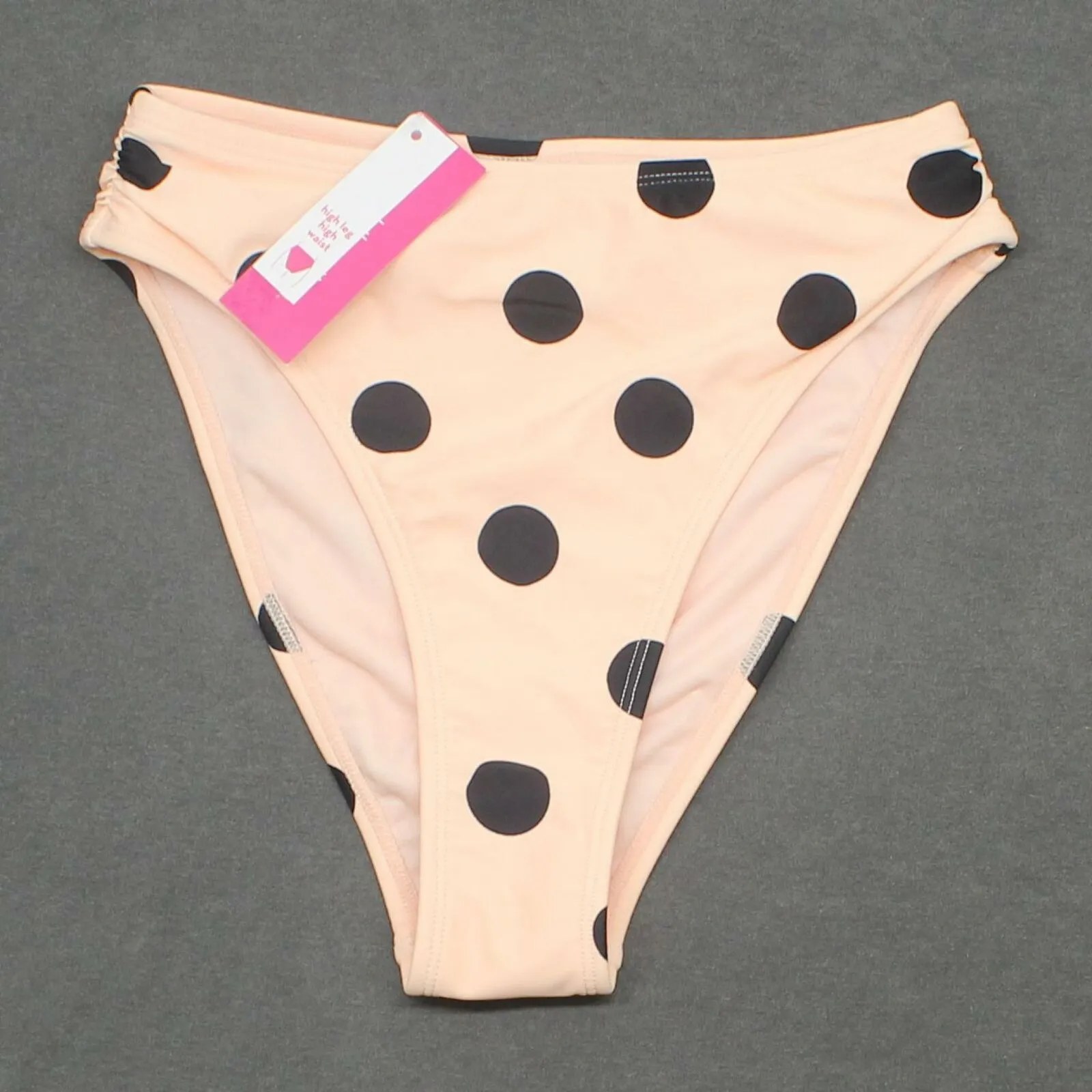 Xhilaration Women's Cheeky High-Leg High-Waist Bikini Bottom
