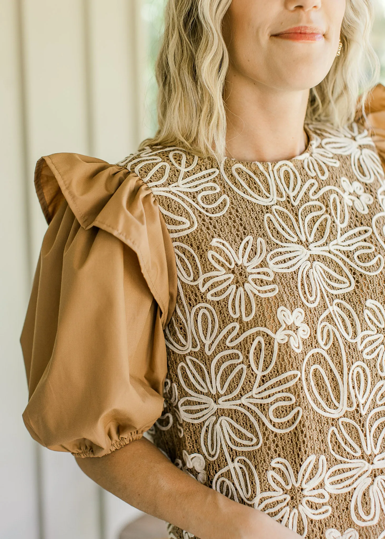 XZ Lucy Embroidered Top
