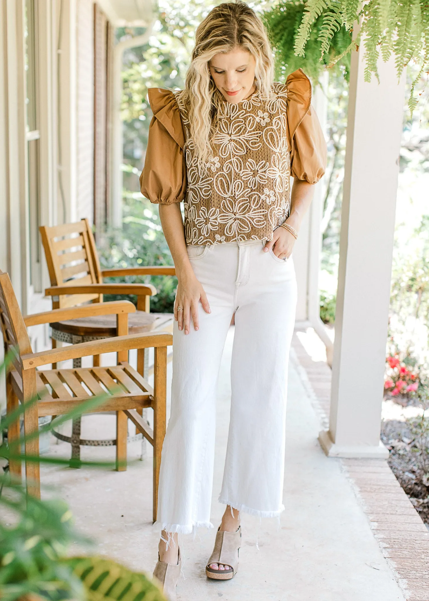 XZ Lucy Embroidered Top