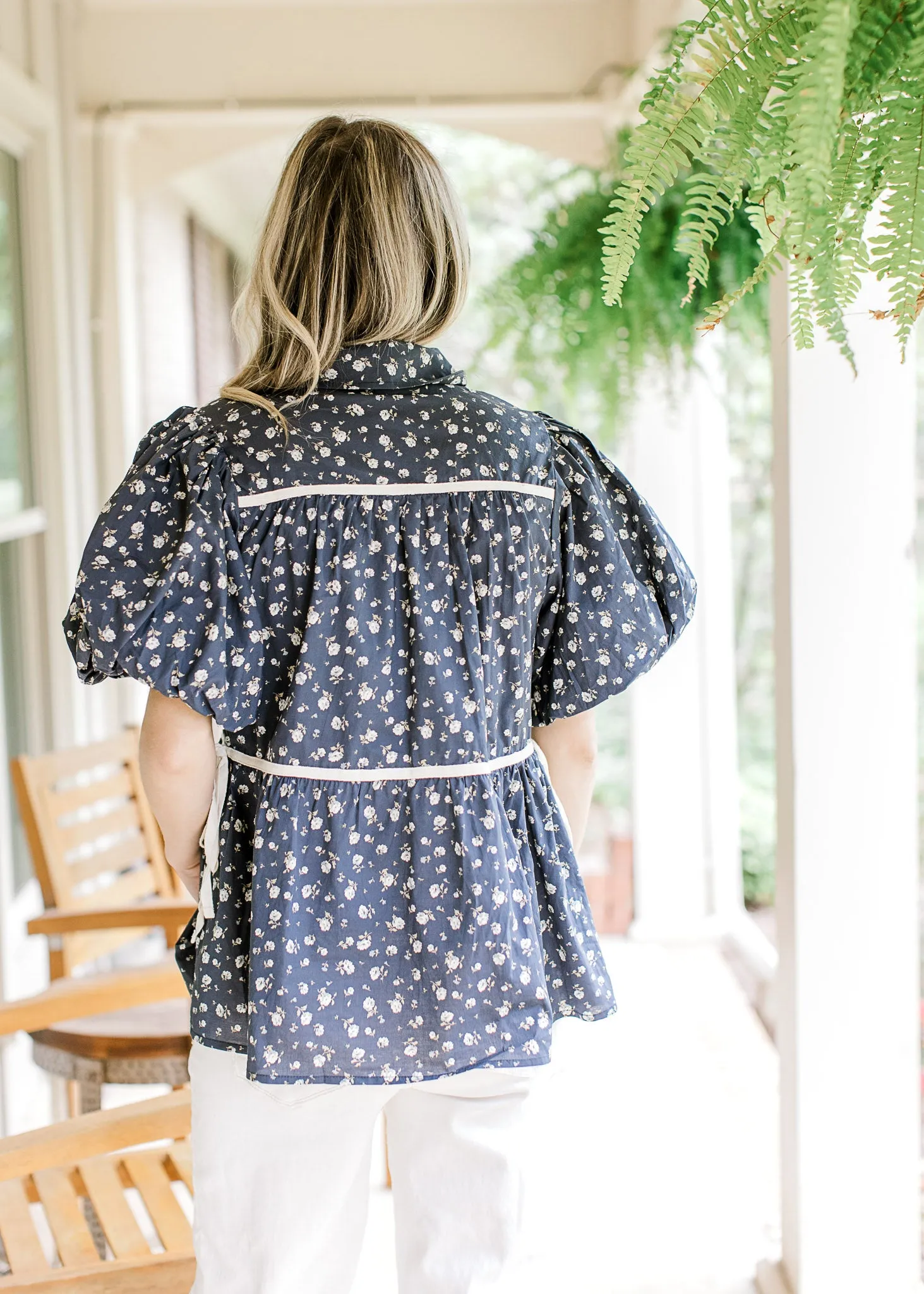 XZ Vintage Navy Top