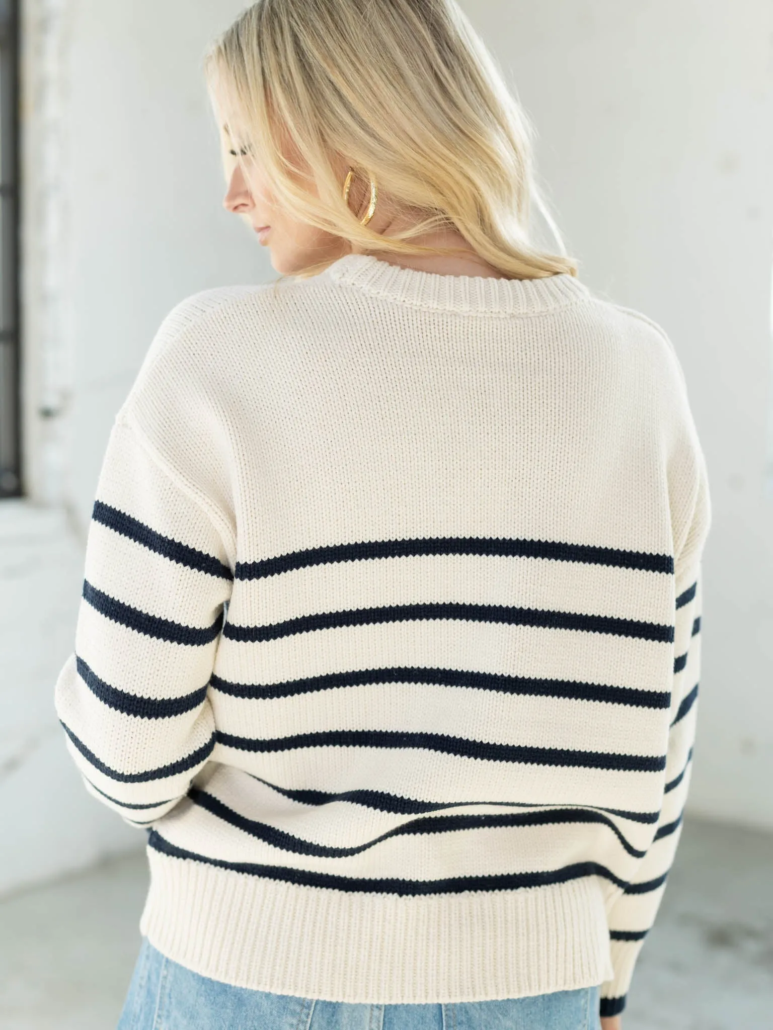 Z Supply Boyfriend Stripe Sweater