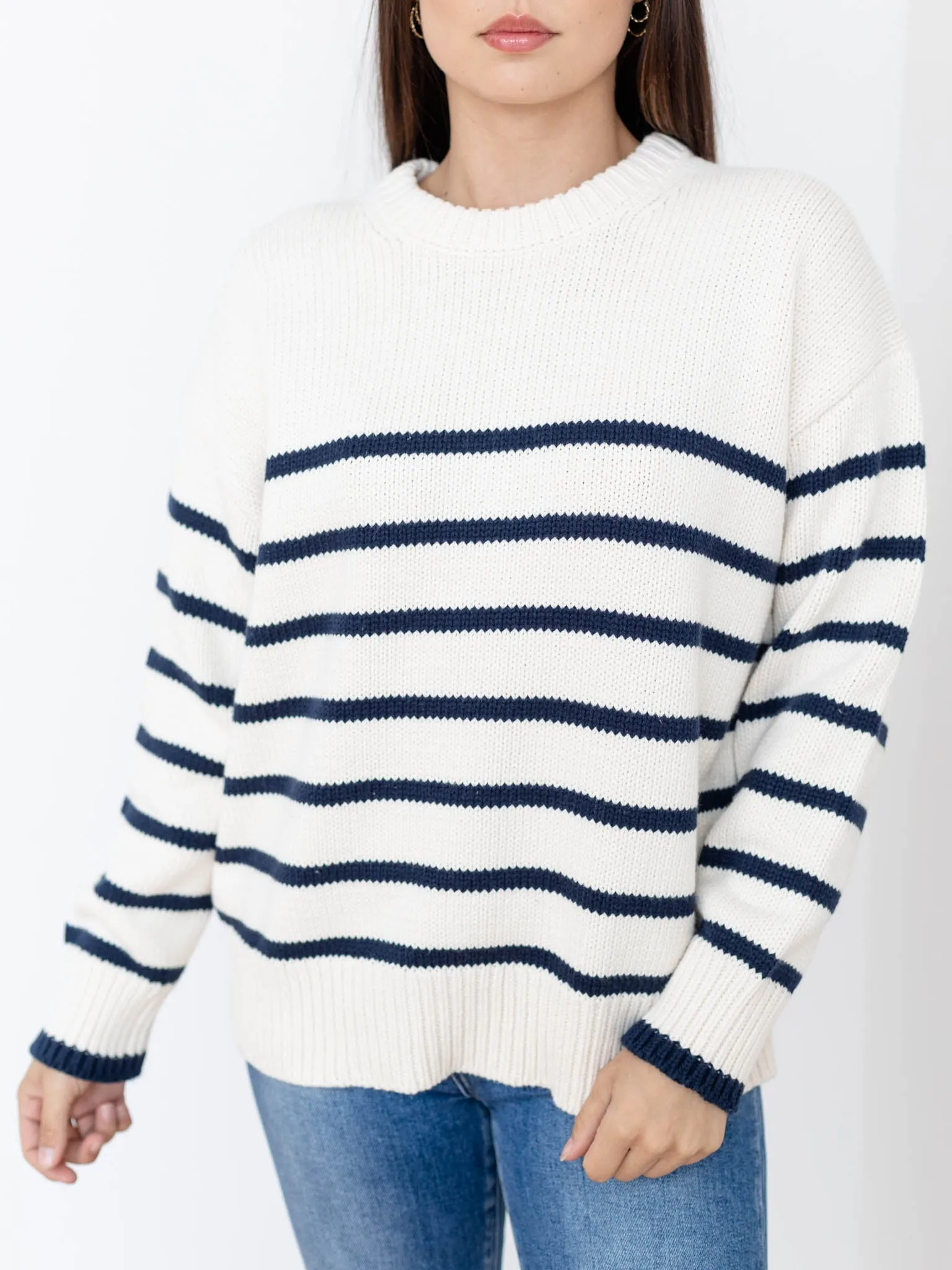 Z Supply Boyfriend Stripe Sweater